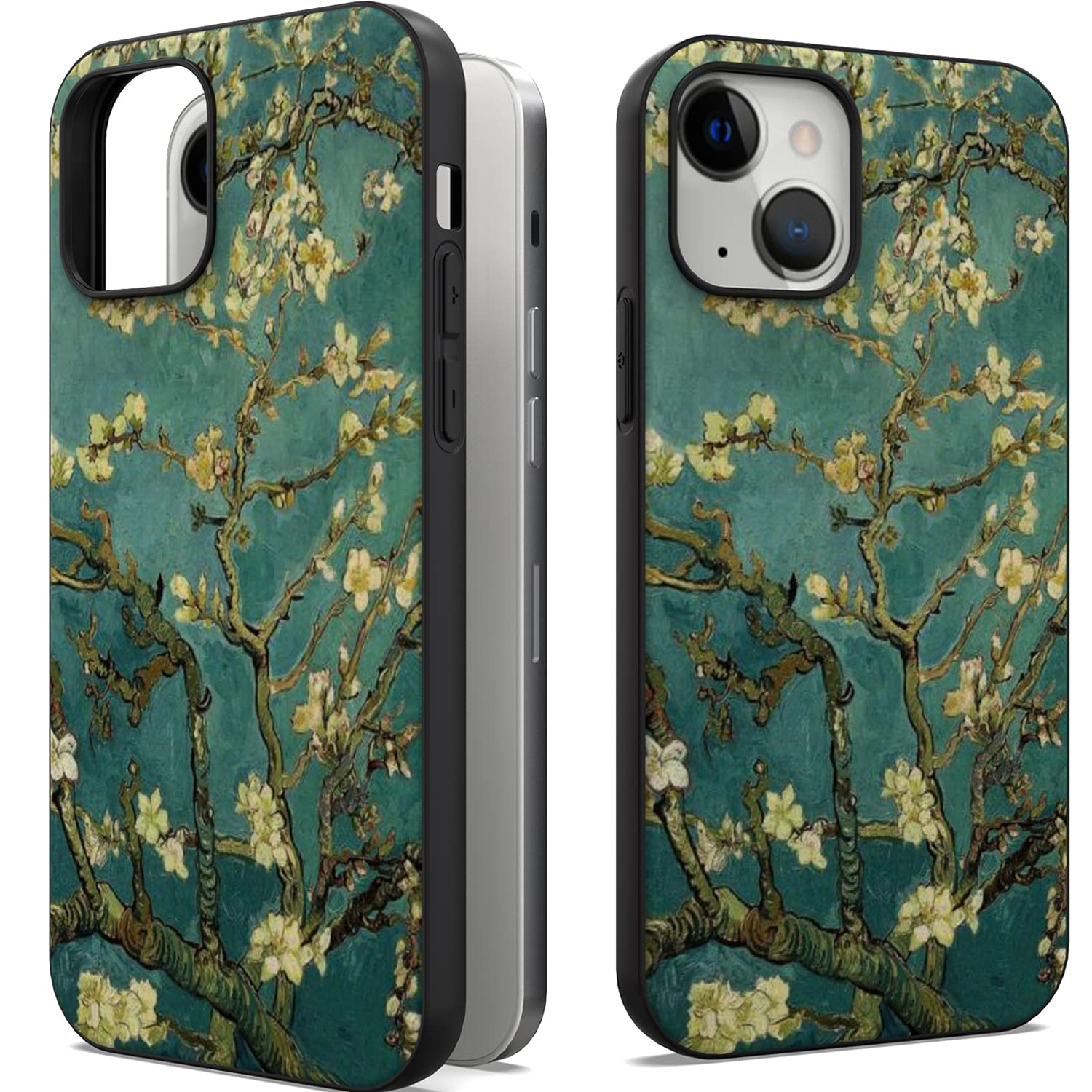 CoverON Slim Flexible TPU Phone Case for Apple iPhone 13 Mini - Almond Blossom Design | Protective Cover for Everyday Use & Travel