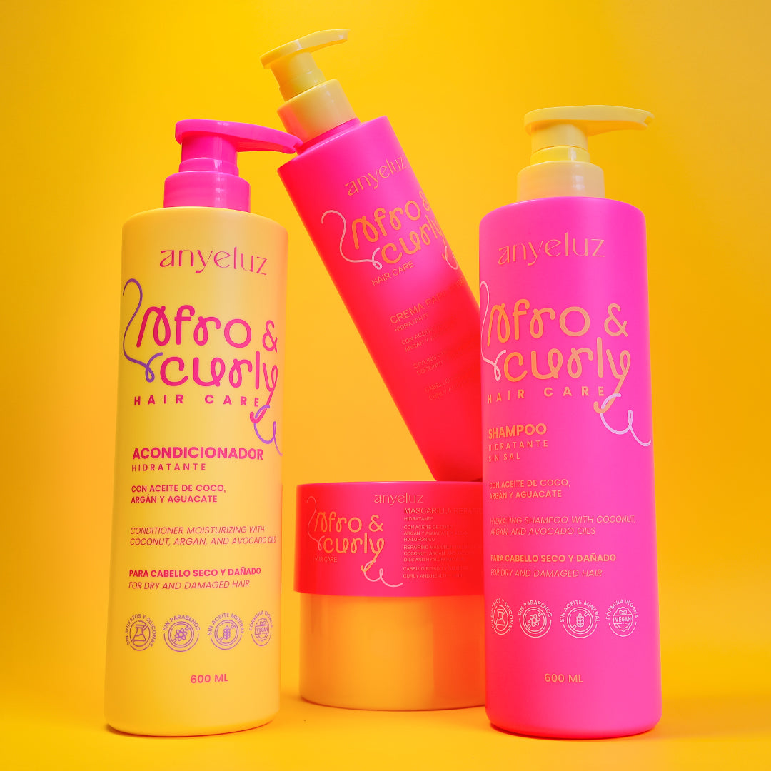 Hydrating Shampoo for Afro & Curly Hair - Moisturizing & Nourishing Formula for Natural Hair Care - Perfect for Dry, Damaged, and Frizzy Hair at Home or Salon Use
