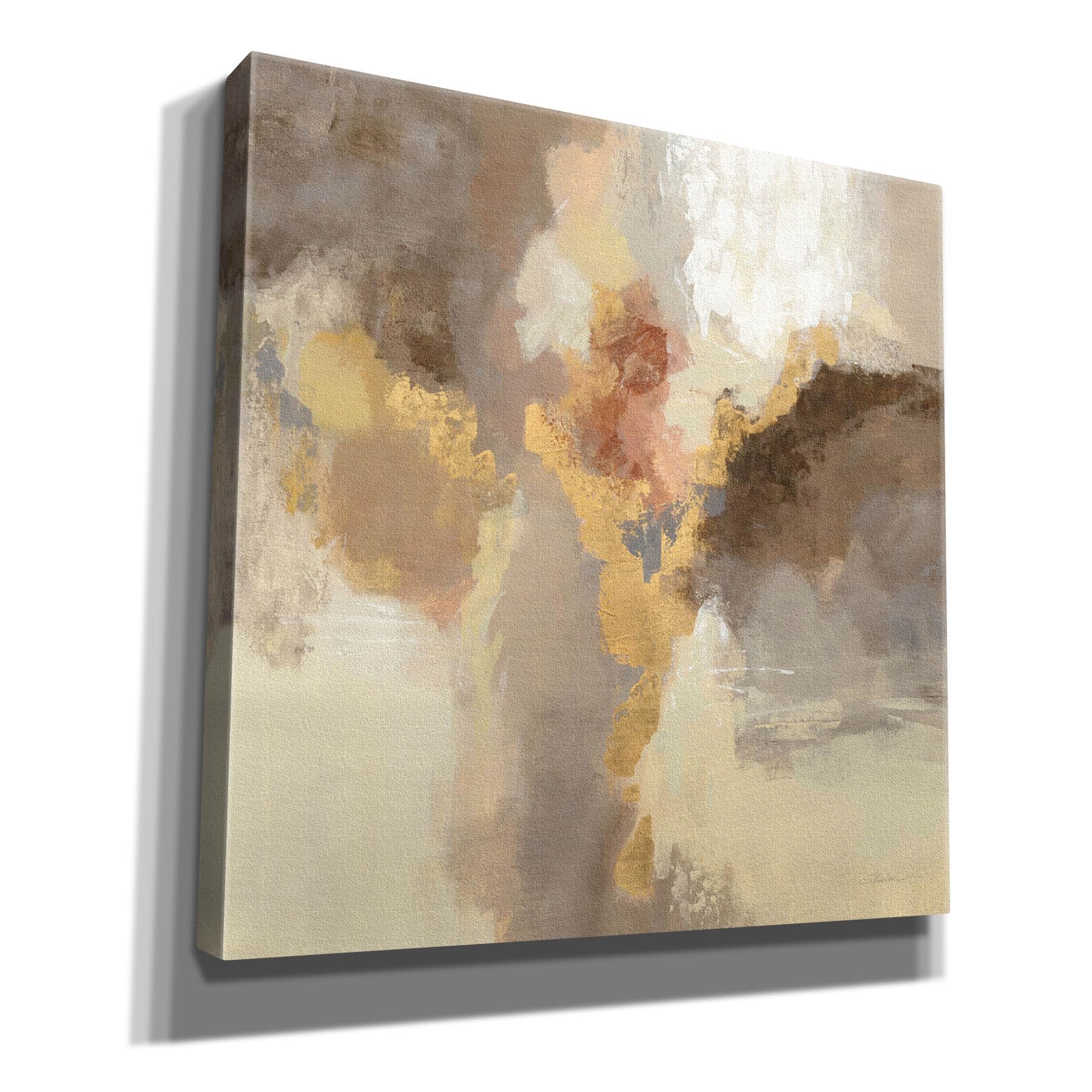 Epic Graffiti 'Sparkle Abstract I' by Silvia Vassileva - 18x18 Inch Modern Canvas Wall Art for Living Room, Bedroom & Office Decor