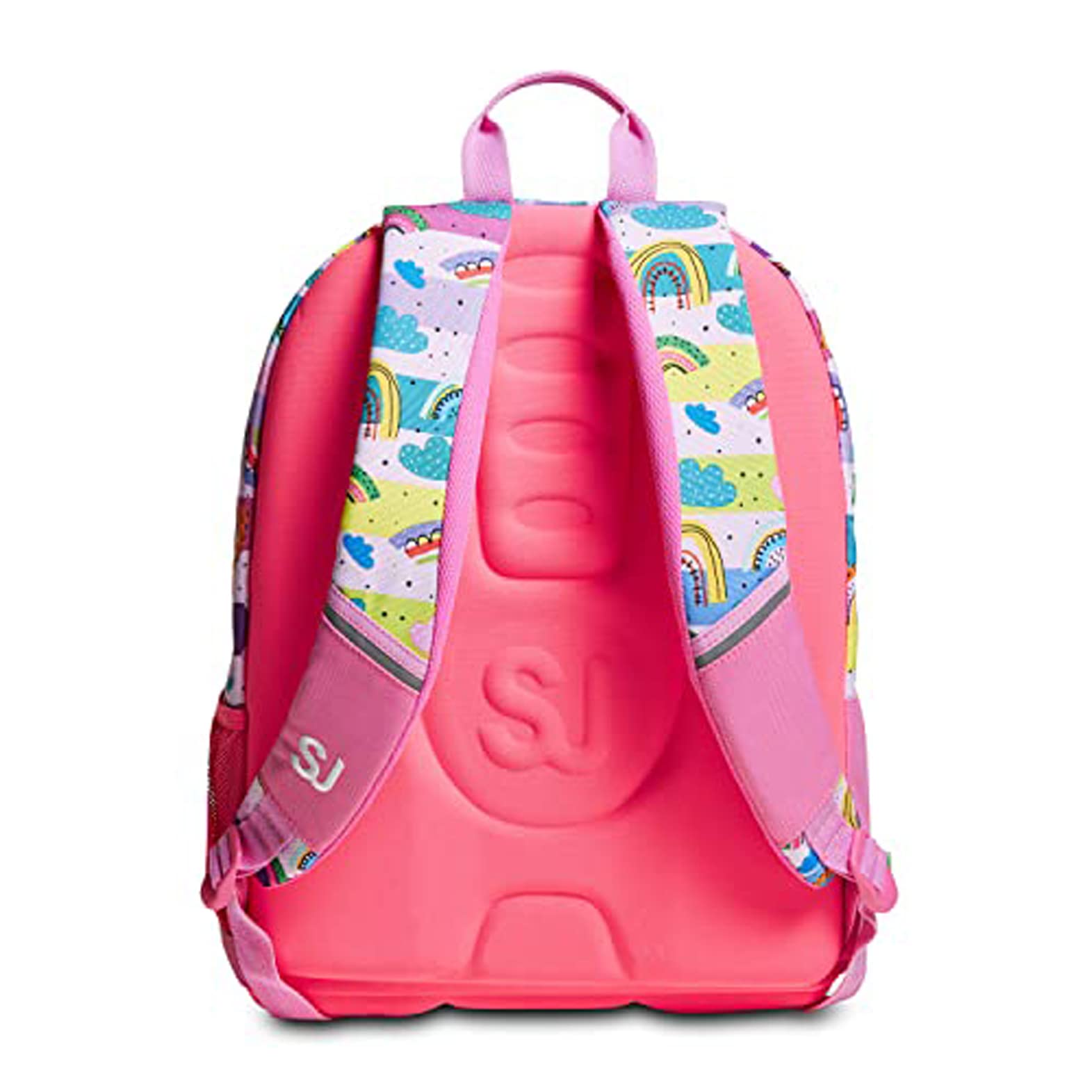 SJ 3-in-1 Rolling Backpack with Removable Wheels - Convertible Trolley School Bag for High School Students, Travel & Leisure (Perfect for Commuting, College Campus & Airplane Carry-on)
