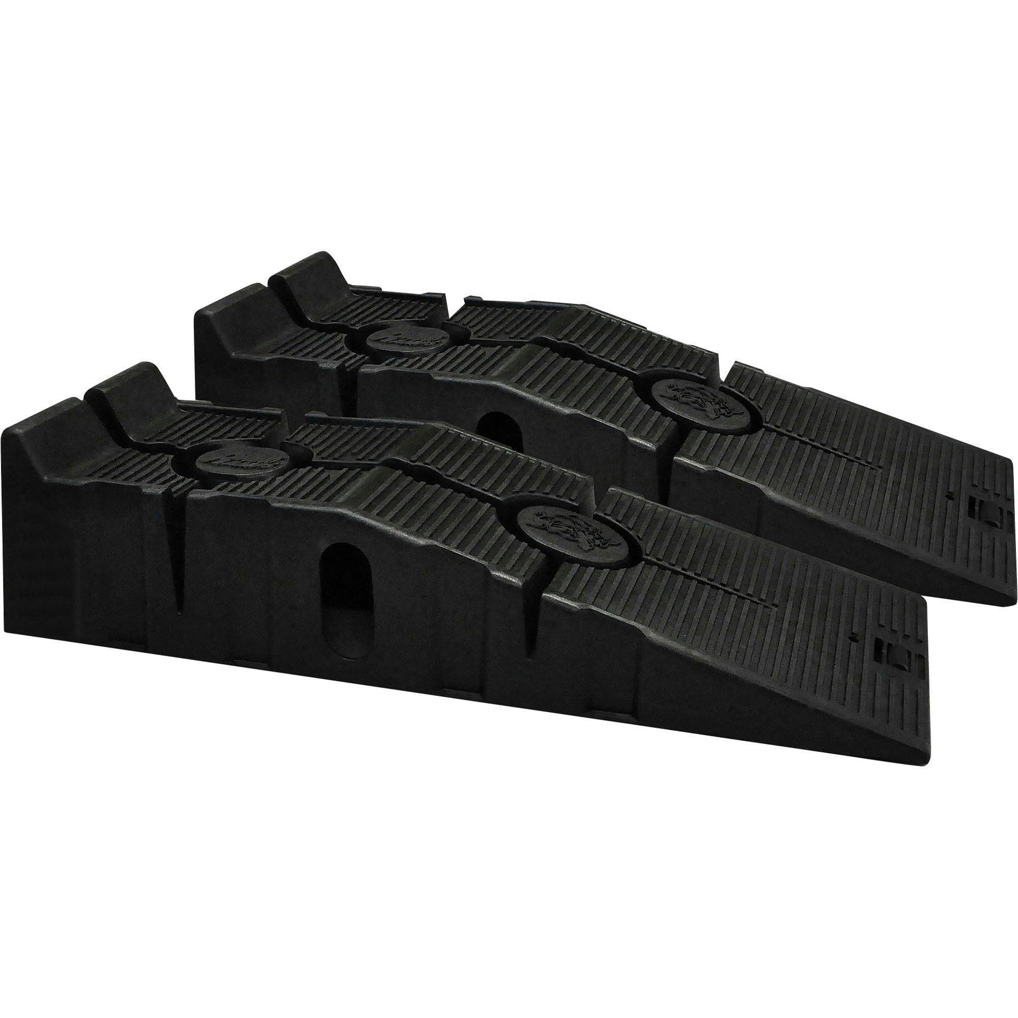 FloTool 11912 RhinoRamps MAX Vehicle Ramps - Heavy Duty 16,000lb Capacity Car Ramps Set of 2 for Truck, SUV & ATV Maintenance - Perfect for Oil Changes, Tire Rotations & DIY Auto Repairs