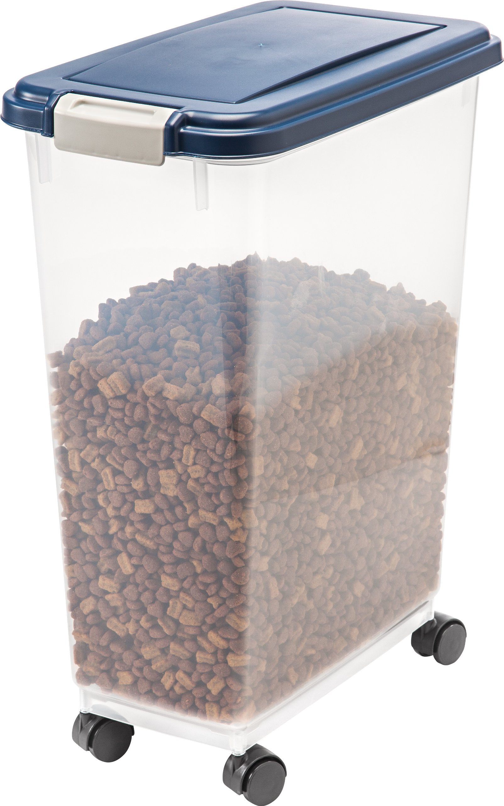 IRIS Airtight Pet Food Storage Container 32-Pounds - BPA-Free Plastic Dog & Cat Food Bin with Locking Lid - Keep Dry Food Fresh - Ideal for Kitchen, Pantry & Pet Feeding Area