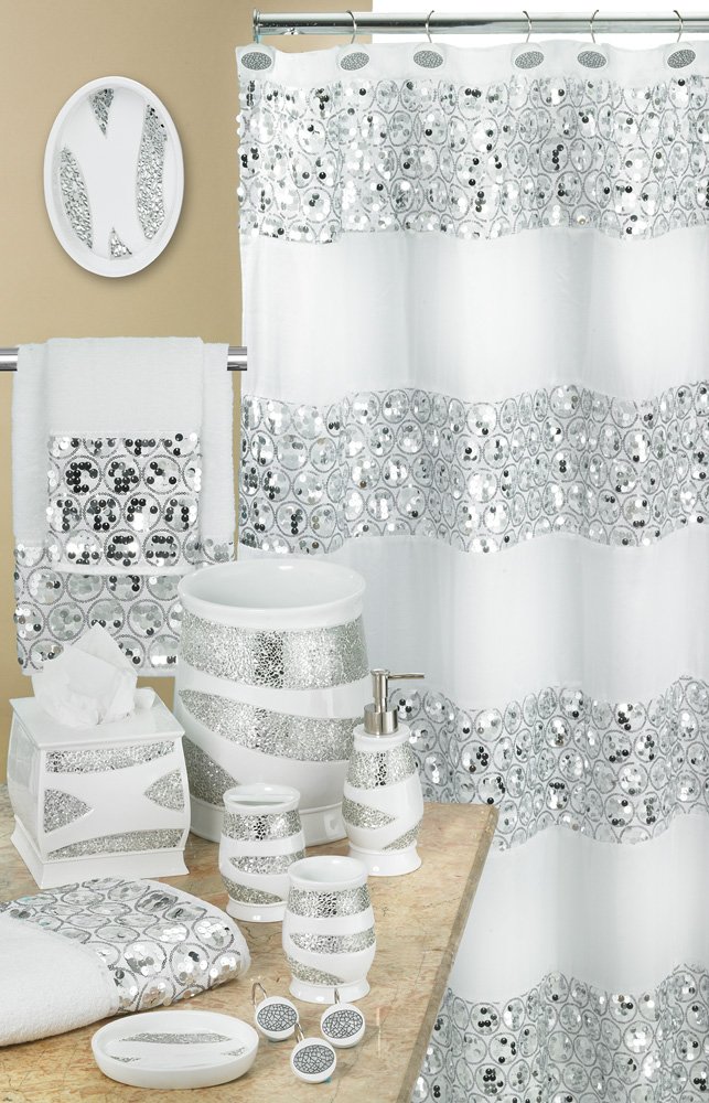 Luxury 13-Piece Full Bath Accessories Set - Includes Shower Curtain, Bath Towels, Bath Mat & More - Soft White Cotton Bathroom Decor for Modern Homes | Perfect for Master Bathrooms, Guest Baths & Spa-Style Retreats
