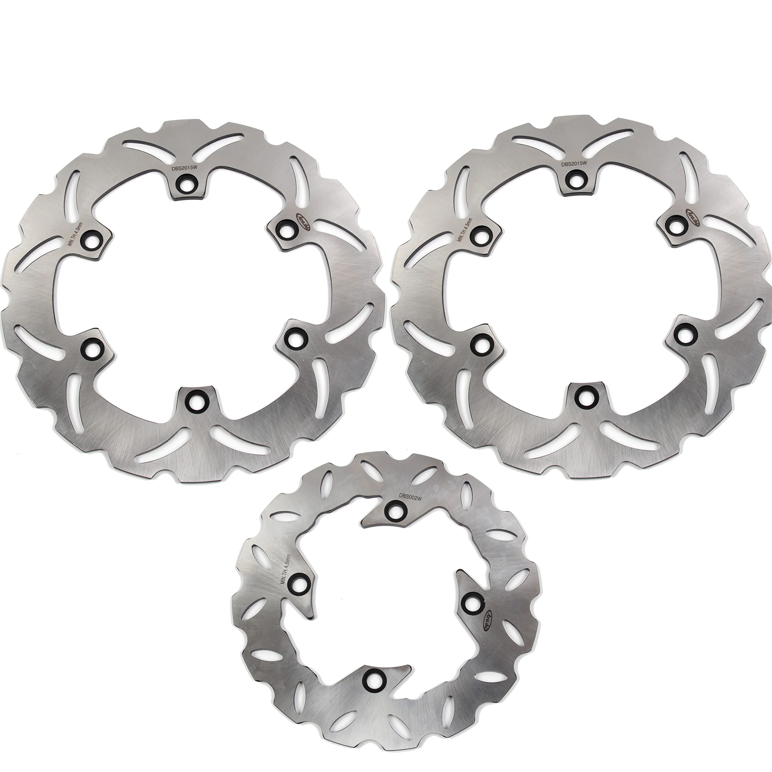 High-Performance Arashi Front & Rear Brake Disc Rotors for Honda CBR600F2 (1991-1994) - Direct Replacement for CBR600F, CBR600, 600F - Perfect for Street Riding & Track Days
