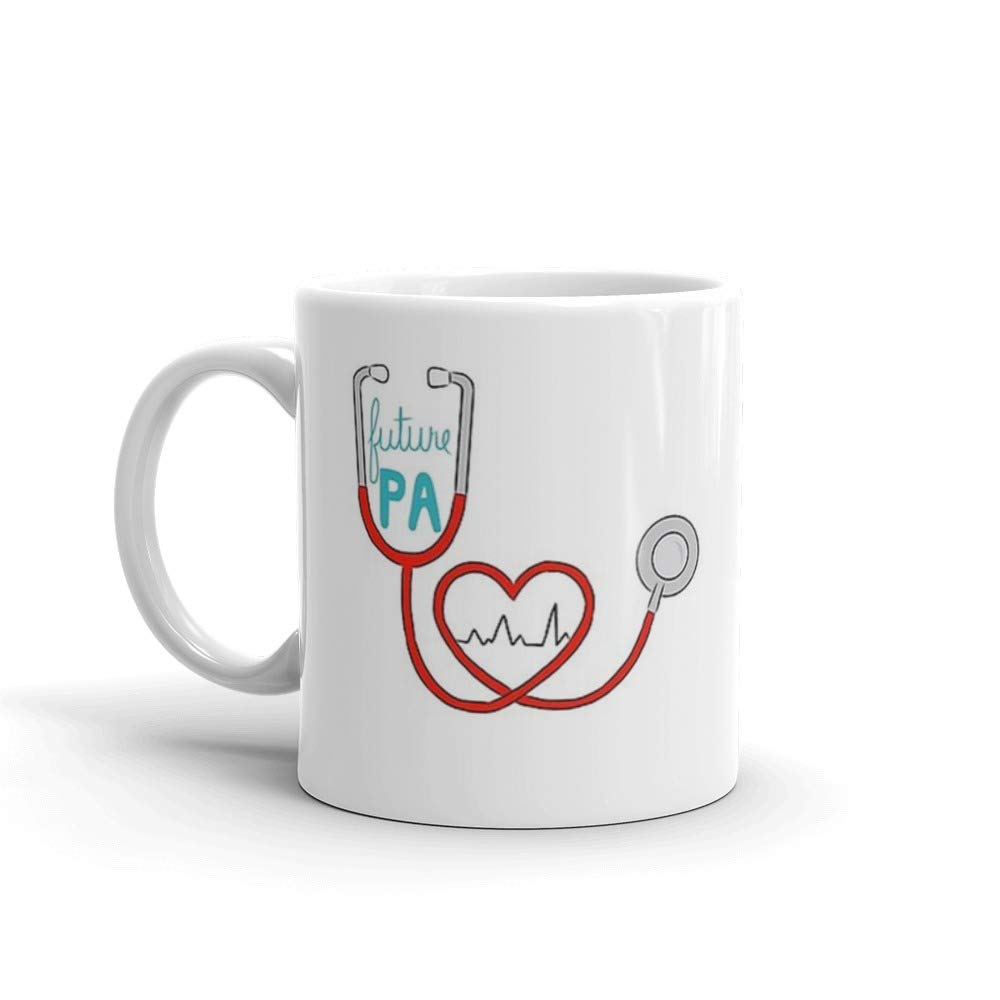 Future PA (Physician Assistant) 11 Oz Ceramic Coffee Mug - Glossy Finish, Perfect Gift for Medical Professionals & Coffee Lovers - Ideal for Hospitals, Clinics & Home Use