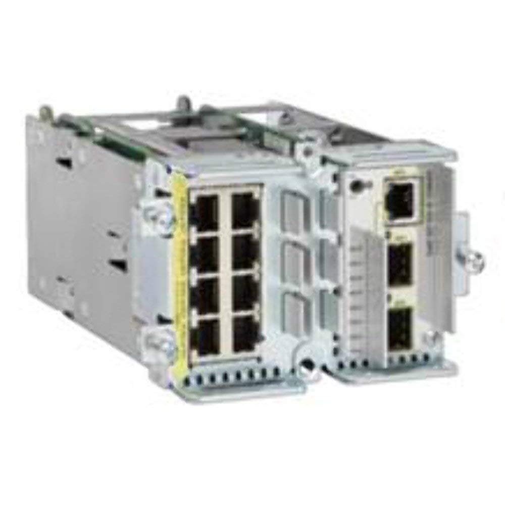 Refurbished Cisco GRWIC-D-ES-2S-8PC 8-Port 10/100T + 4 PoE Ethernet Switch Module - Network Expansion for Small Offices & Home Labs | Reliable Connectivity for VoIP Phones, Security Cameras & IoT Devices