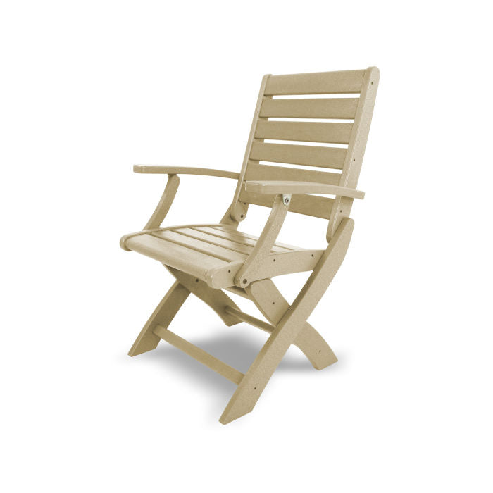 POLYWOOD Signature Folding Chair - Durable Outdoor Furniture for Patio, Poolside & Camping - Weather-Resistant Plastic Adirondack Style Chair