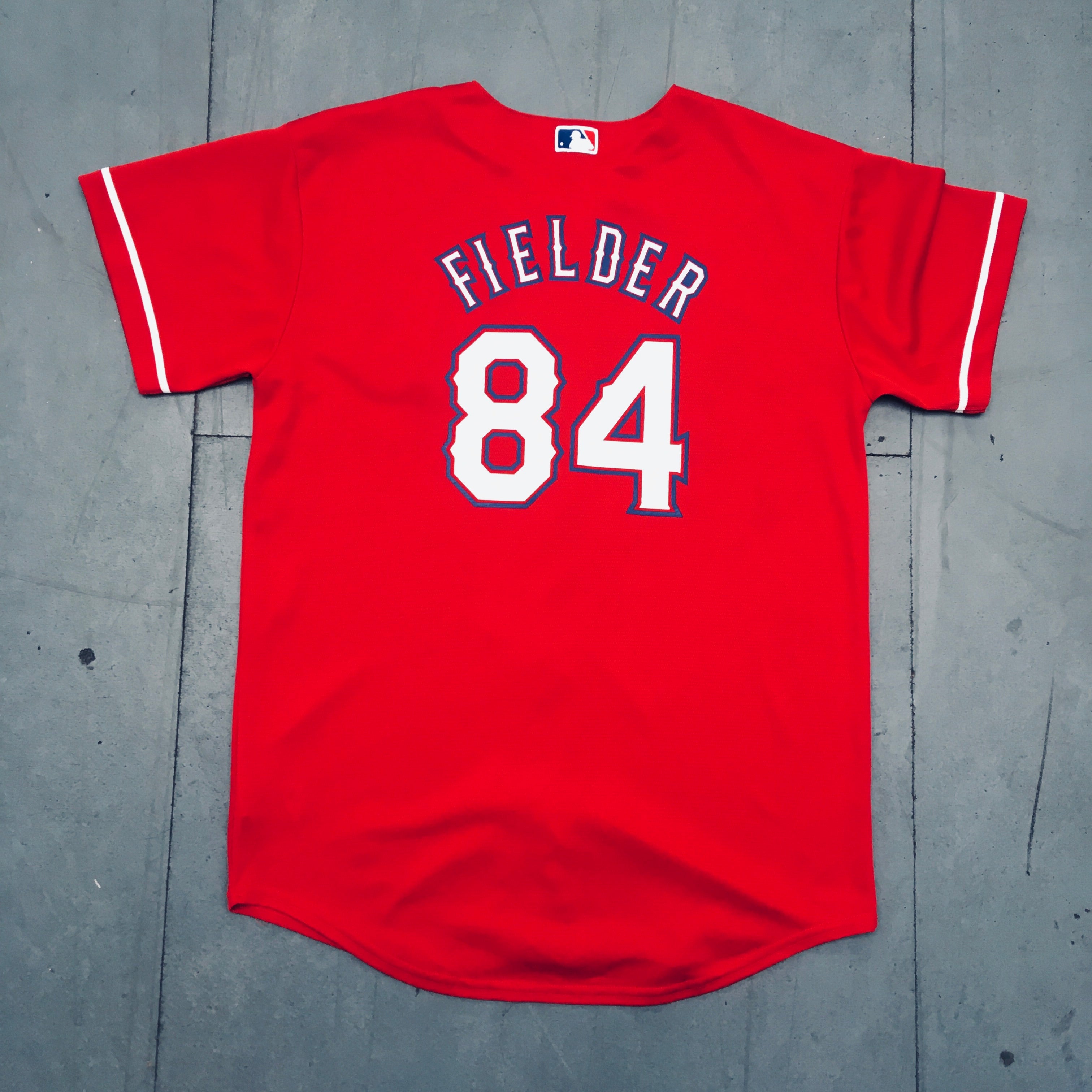 Texas Rangers Prince Fielder 2014 Red Majestic Stitched Jersey Size S - Authentic MLB Baseball Jersey for Fans & Collectors - Perfect for Game Day, Sports Events & Memorabilia Display
