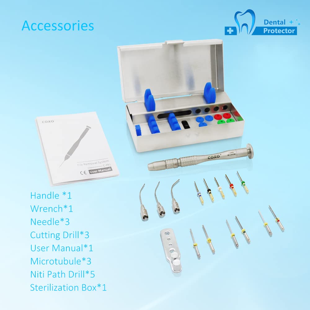 Dental Root Canal File Extractor & Broken File Removal Kit - Double-Ended Dentist Tool for Endodontic Procedures | Professional Root Canal Treatment Instrument for Dental Clinics
