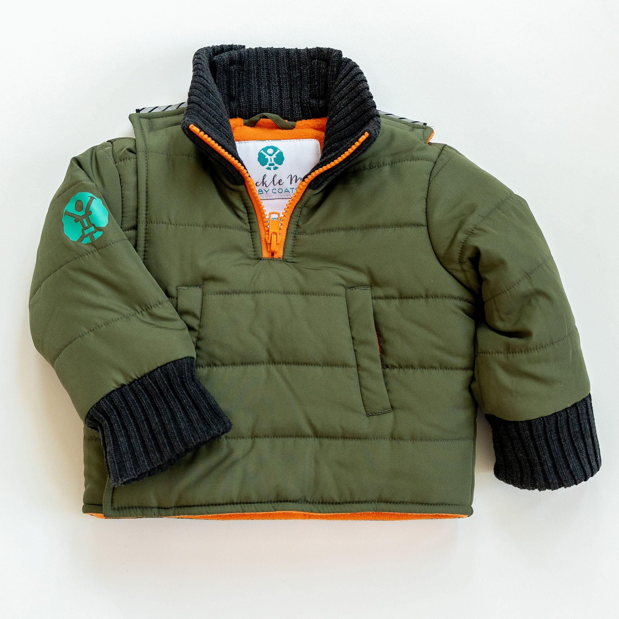 Buckle Me Baby Winter Coat - Safe & Warm Car Seat Jacket for Boys & Girls (6 Months to 6 Years) | Shark Tank Featured | Perfect for Winter Outings & School Drop-offs