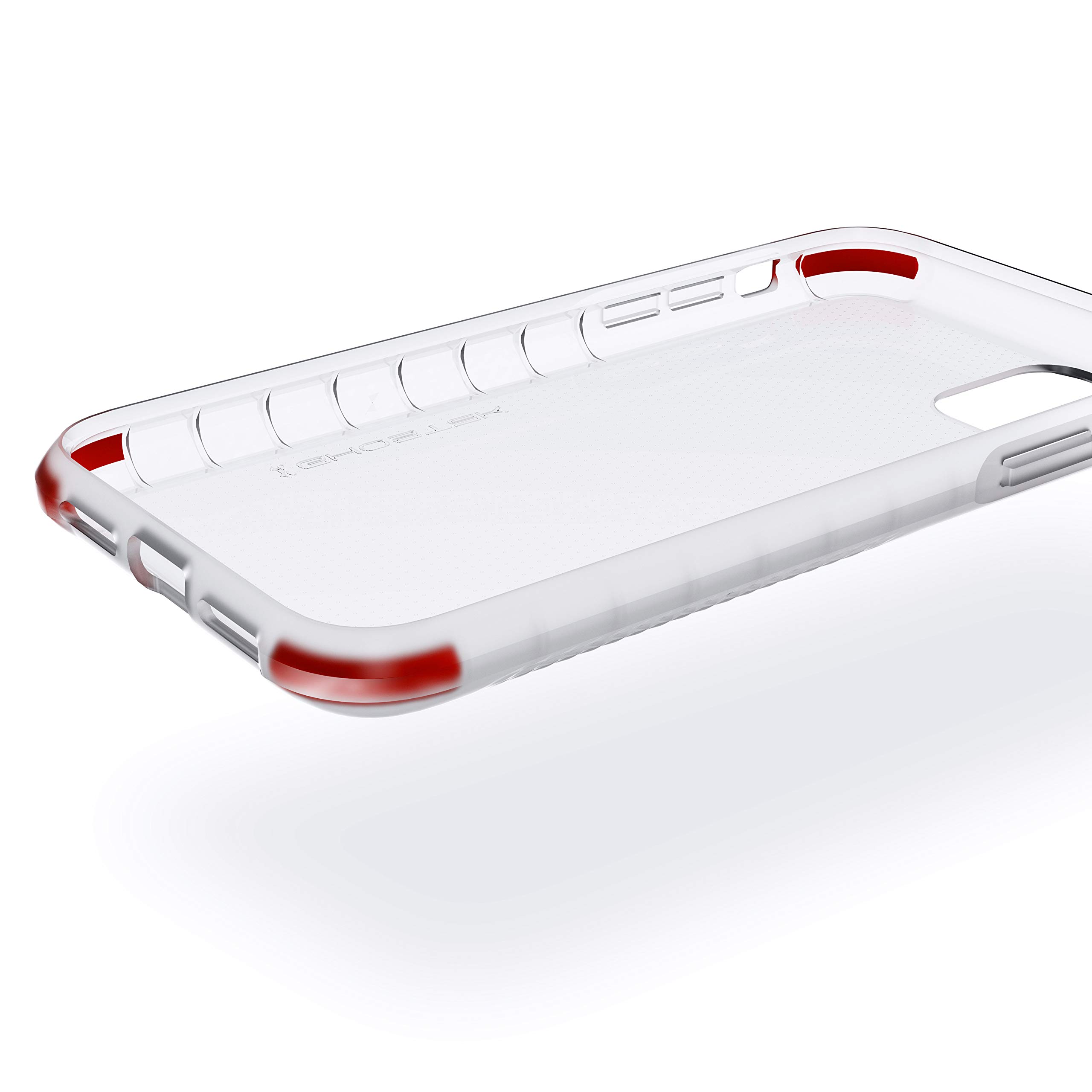 Ghostek Covert Clear iPhone 11 Pro Max Case - Ultra Slim Shockproof Protective Cover with Grip Bumper | Wireless Charging Compatible for iPhone 11 Pro Max (6.5 Inch) | Perfect for Everyday Use, Travel & Outdoor Activities (Pink)