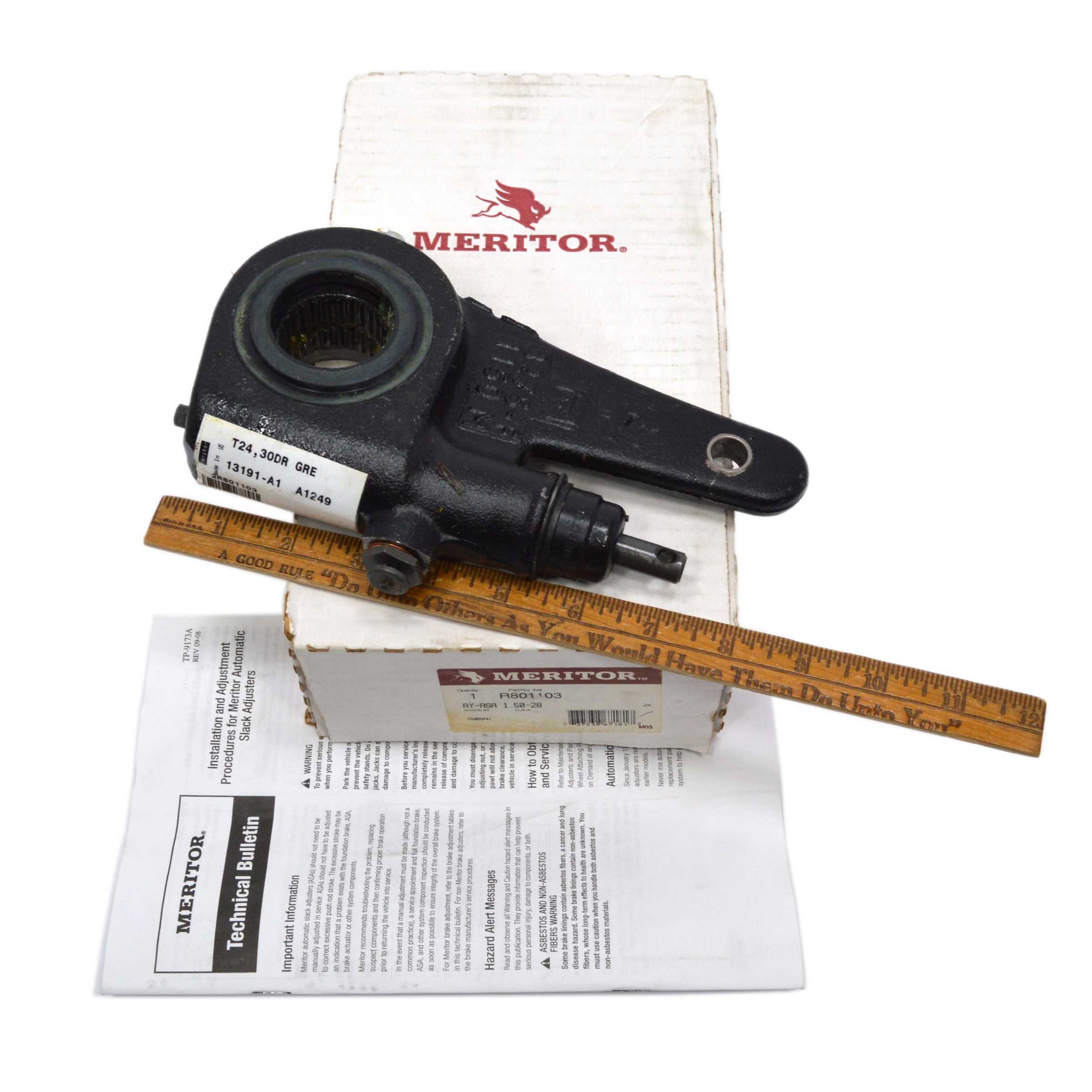 New Meritor R801103 Air Brake Automatic Adjuster - Open Box - Multiple Available - Perfect for Heavy-Duty Truck & Trailer Maintenance