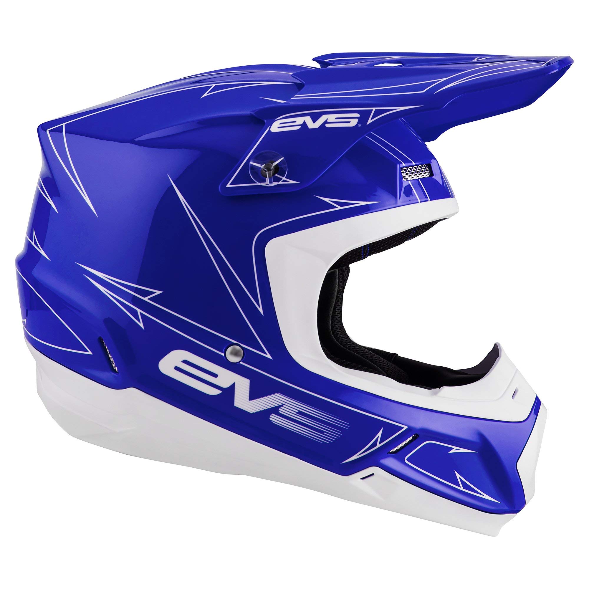 EVS Sports Off-Road Pinner Helmet (T5 Pinner) - Lightweight & Durable Motocross Helmet for Dirt Bike, ATV & MX Racing - Perfect for Trail Riding & Extreme Sports