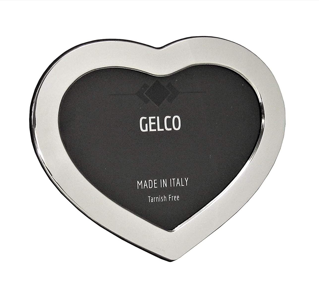 Fine Italian 925 Sterling Silver Heart Picture Frame 4x6 - Elegant Photo Display for Wedding, Anniversary & Home Decor