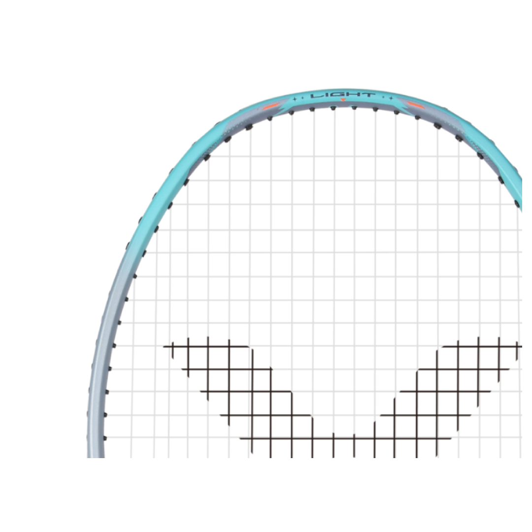 Thruster K HMR Lightweight Pre-Strung Badminton Racket - Aqua Blue | Professional Badminton Equipment for Training & Competitive Play