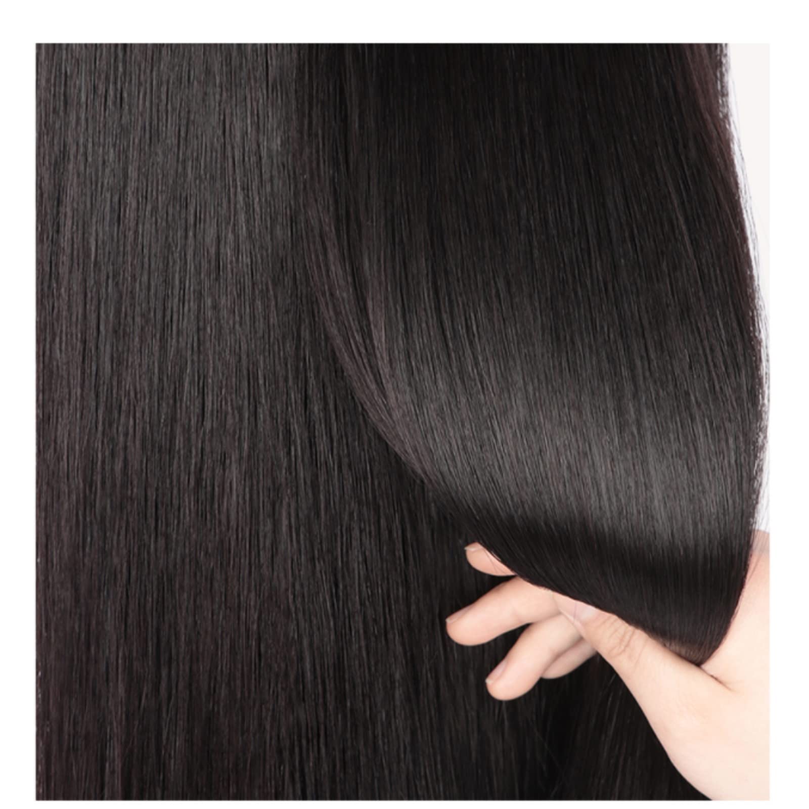 VIORED Women's Real Hair Topper Wig - Fluffy Bangs Hair Piece for Thinning Hair & White Hair Coverage, 20cm Short Hair Topper (Color: G-20CM) - Perfect for Daily Wear, Cosplay & Hair Volume Enhancement