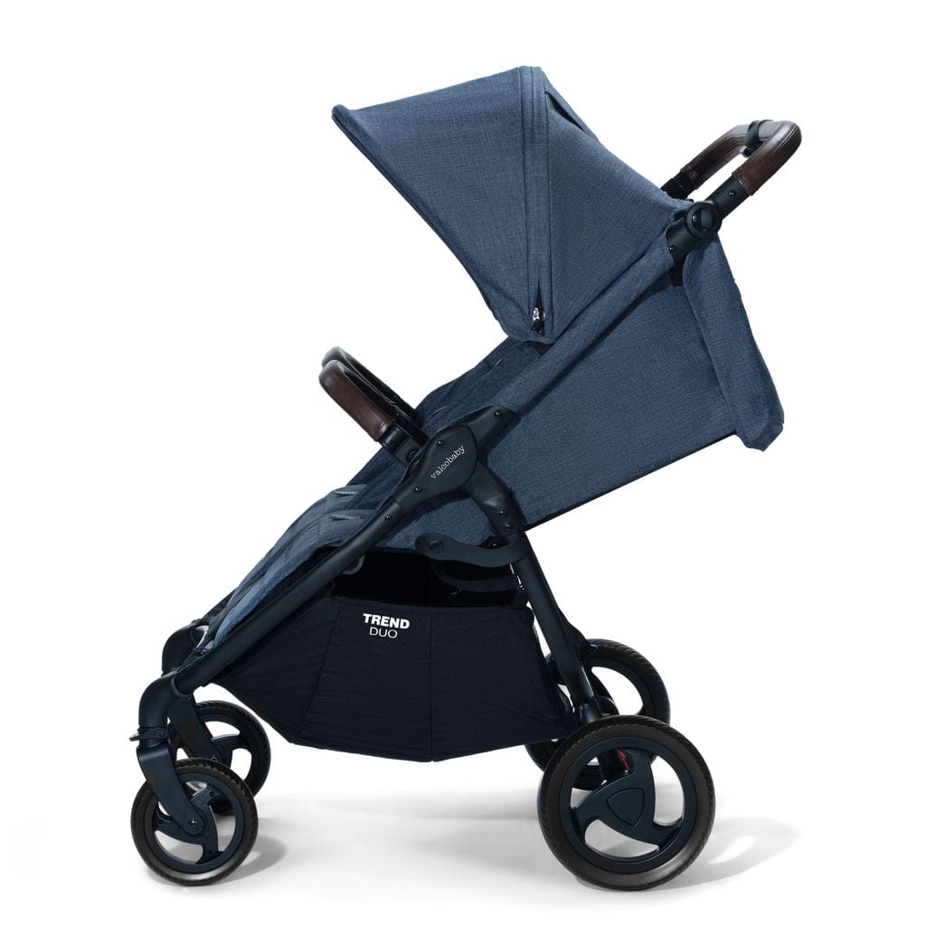 Valco Baby Duo Trend Double Stroller - Lightweight Compact Side by Side Stroller for Twins & Toddlers | Perfect for Shopping, Travel & Outdoor Adventures
