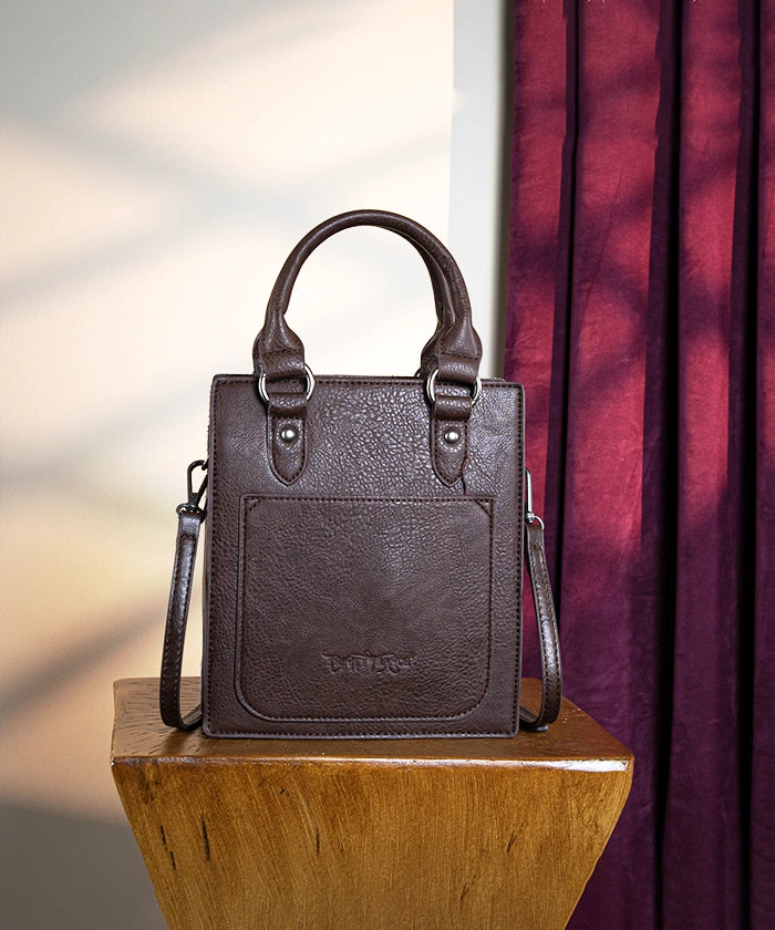 Trinity Ranch Genuine Hair-On Cowhide Leather Mini Crossbody Purse - Stylish & Durable for Everyday Use, Travel, and Casual Outings
