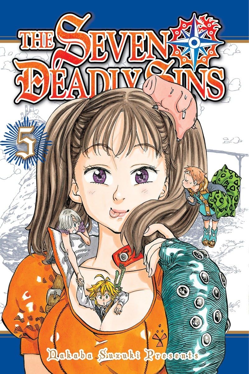 The Seven Deadly Sins Vol. 5 Manga - Complete Graphic Novel Series | Perfect for Anime Fans & Comic Collectors | Great Gift for Fantasy Lovers