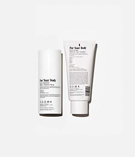 Necessaire Body Treatment Set - Hydrating Body Wash, Exfoliating Body Serum & Moisturizing Lotion for Smooth Skin | Perfect for Dry Skin Care & Spa Day at Home