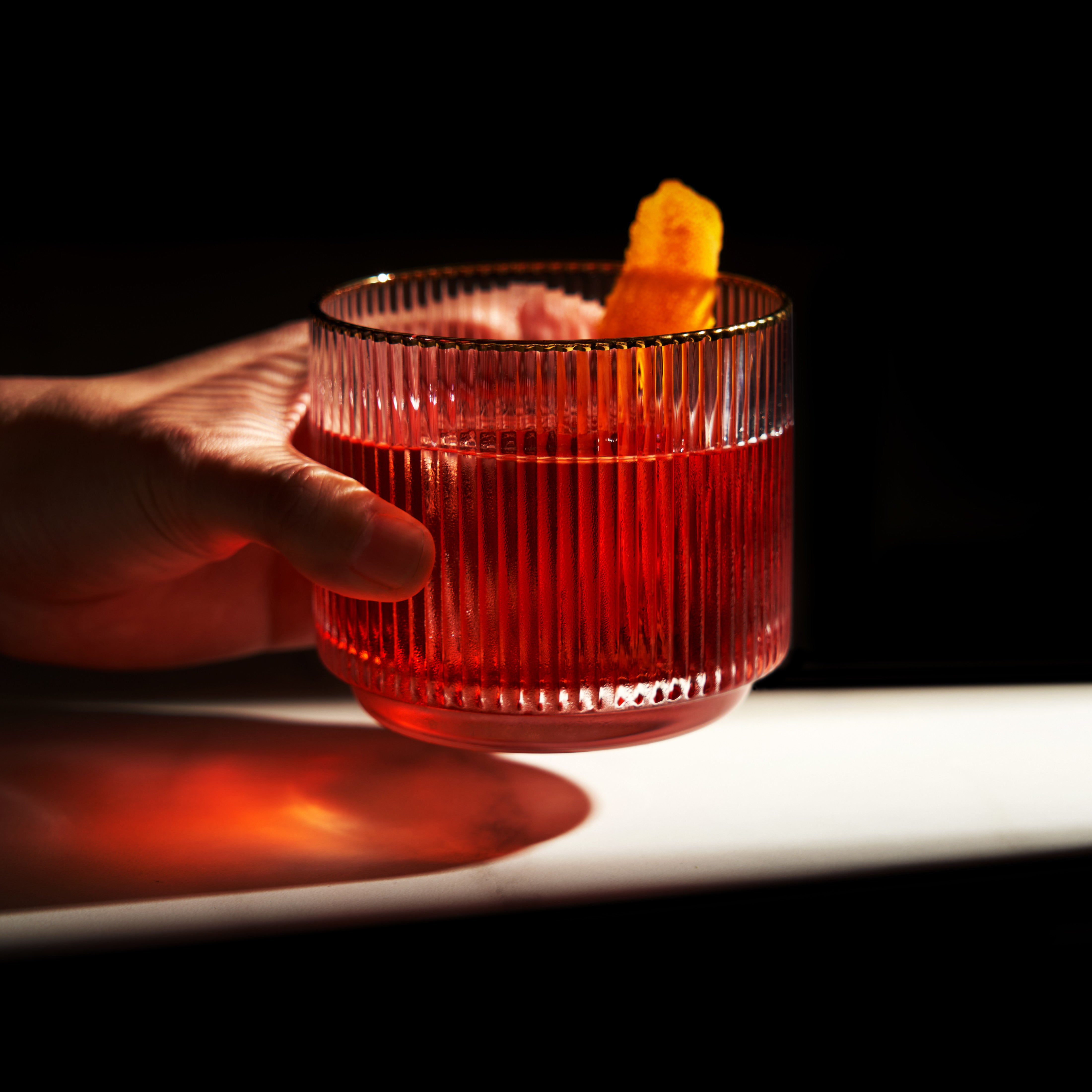 Premium Meridian Crystal Lowball Tumblers Set of 2 - Elegant Whiskey Glasses for Bourbon, Scotch & Cocktails - Perfect for Home Bar, Gifts & Entertaining