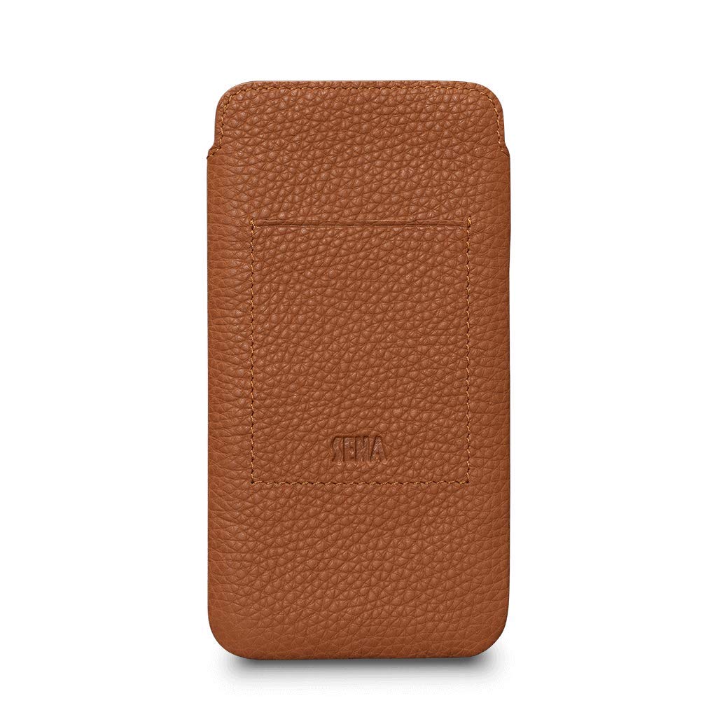 Ultra Slim Leather Wallet Case for iPhone 11 Pro Max - RFID Blocking & Card Holder (Tan) | Perfect for Travel, Business & Everyday Use