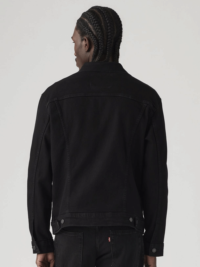 Levi's Men's Trucker Jacket - Classic Denim Jacket for Men, Slim Fit, Black Wash | Perfect for Casual Outfits, Date Nights & Layering
