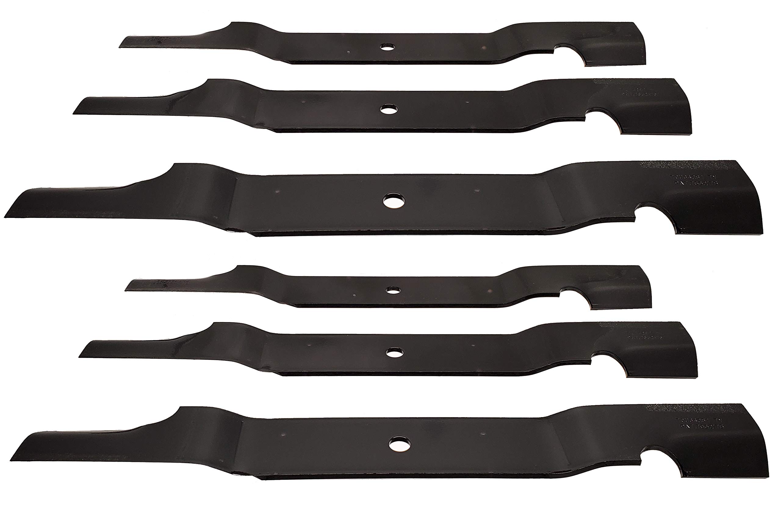 John Deere Original Equipment Mower Blades (Set of 6) - TCU34281 Replacement Lawn Mower Blades for John Deere Tractors - Perfect for Lawn Care, Landscaping & Yard Maintenance
