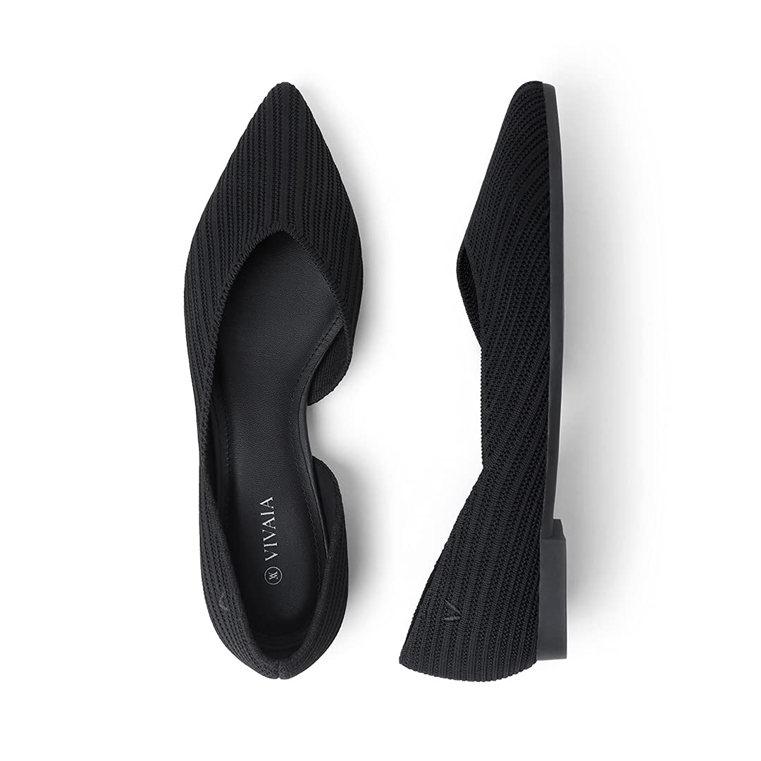 VIVAIA Melia Women's Flats - Breathable Slip-On Pointed Toe Ballet Shoes for Women | Machine Washable & Comfortable | Perfect for Work, Travel & Everyday Wear