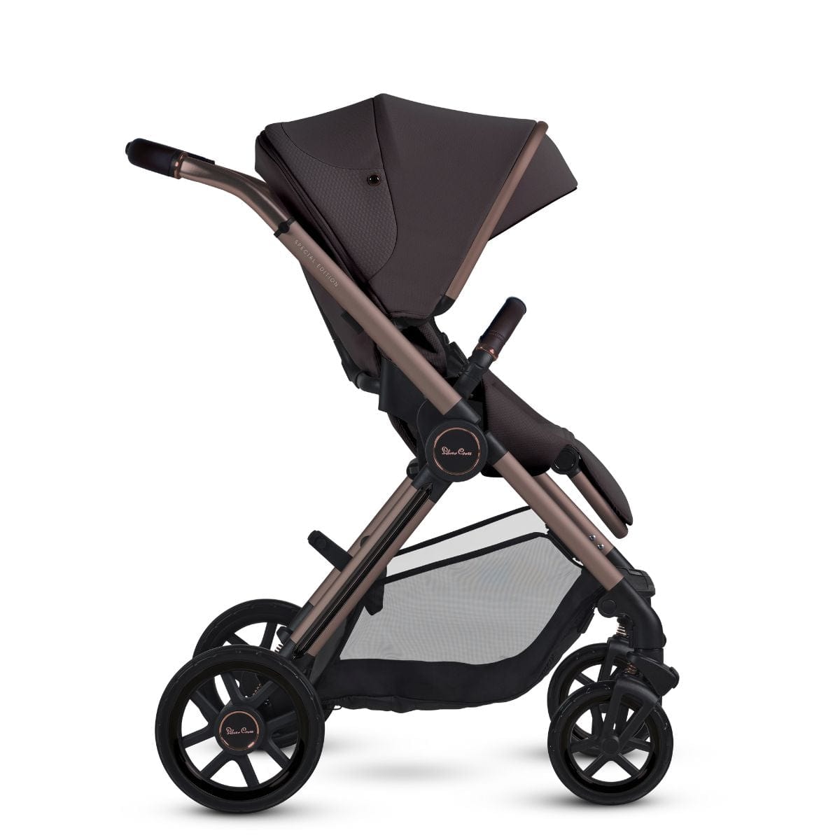 Silver Cross Reef 2 Stroller with Folding Bassinet - Lightweight Travel System for Newborns & Toddlers | Perfect for City Walks, Beach Trips & Air Travel