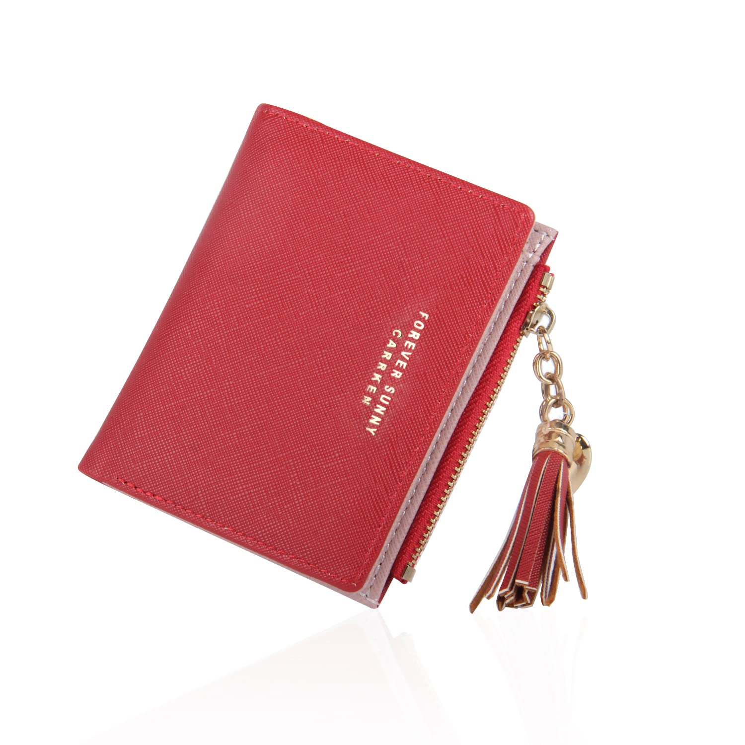 SUKUTU Women's PU Leather Bifold Wallet - Compact Small Purse with Coin Pocket & Card Holder for Ladies | Perfect for Everyday Use, Travel & Gift Giving