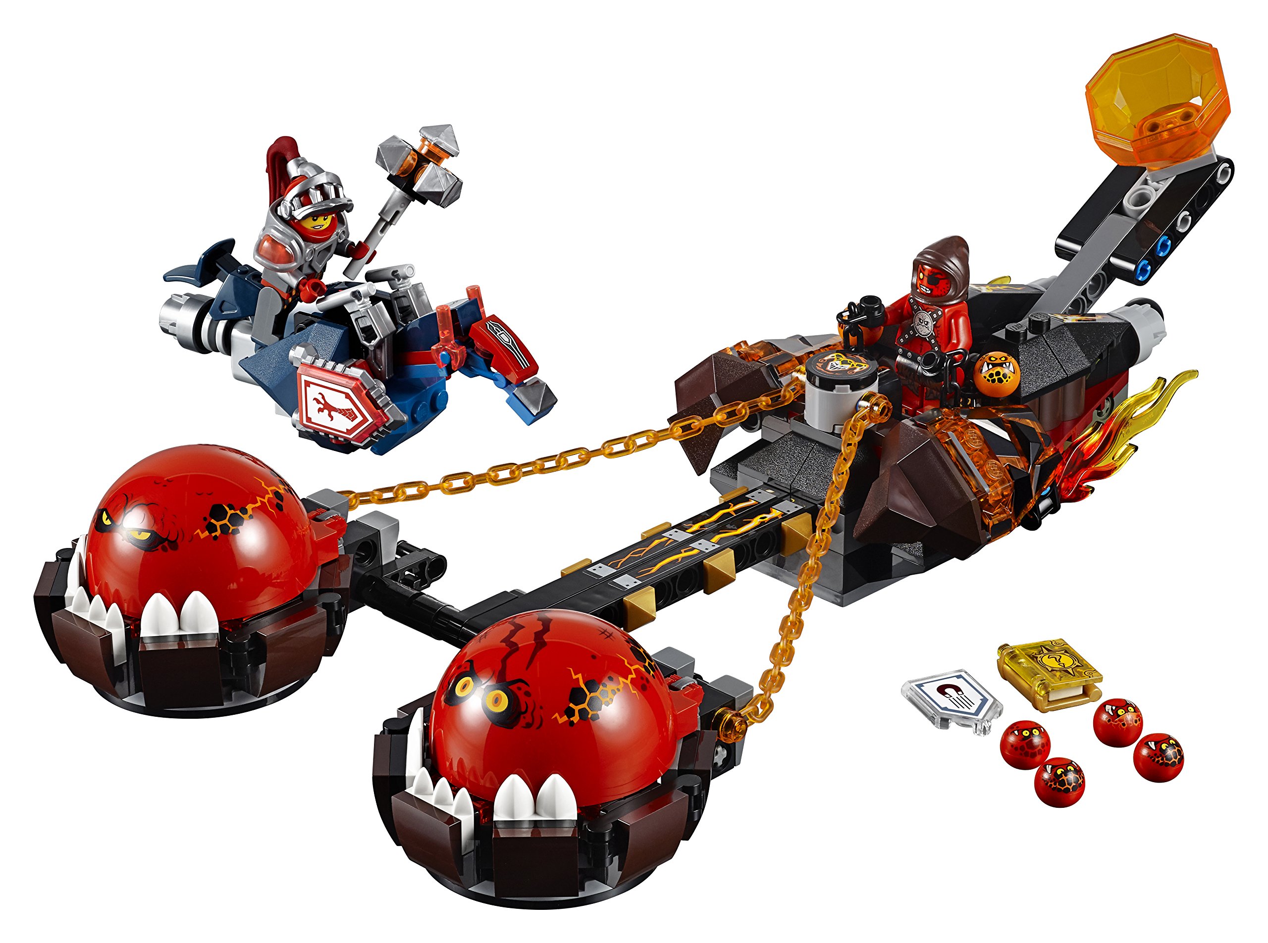 LEGO Nexo Knights Beast Master's Chaos Chariot Building Kit (314 Pieces) - Creative Play & Battle Scenes for Kids Ages 7+