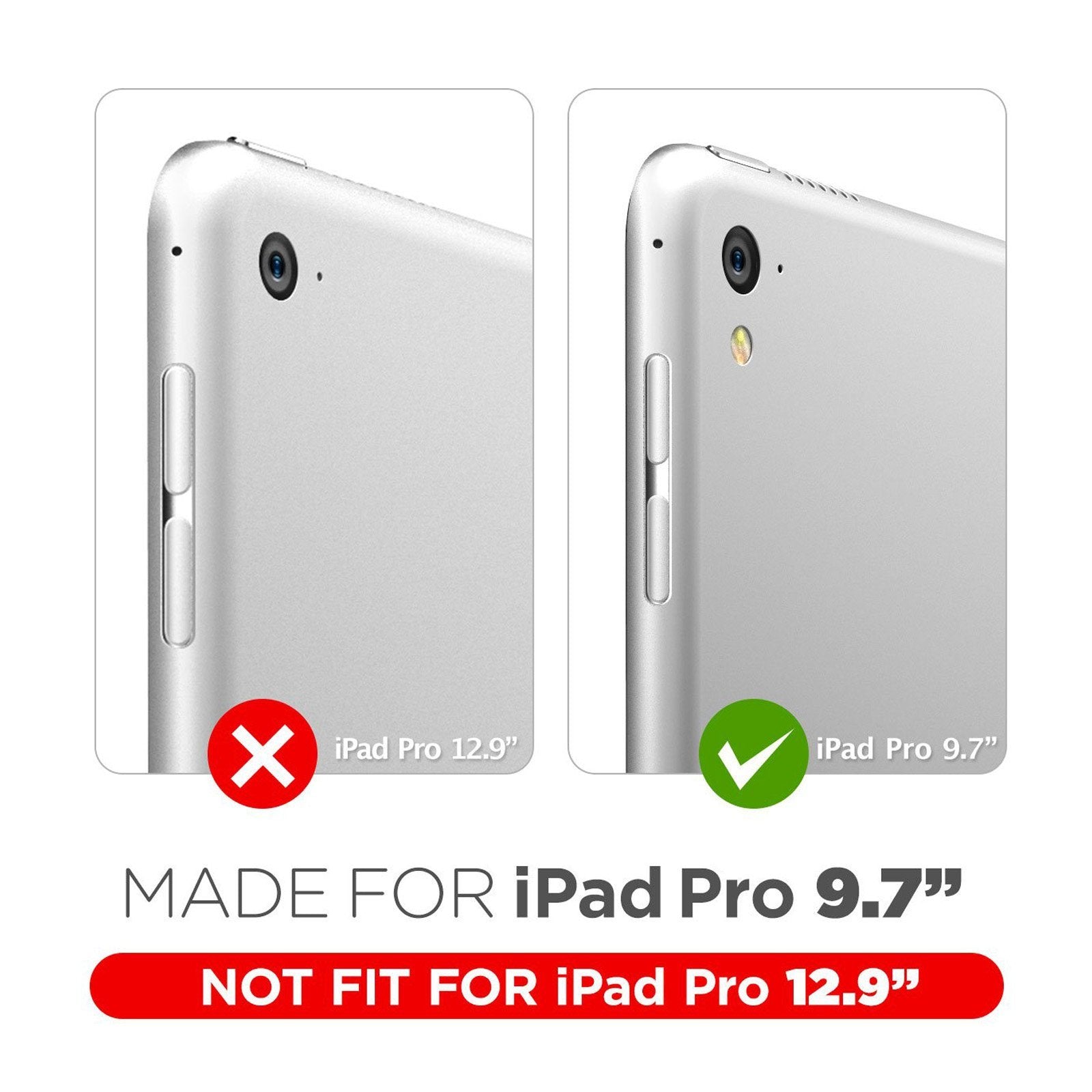 iPad Pro 9.7 inch (2016) Case - Unicorn Beetle Pro Heavy Duty Full Body Protection with Built-in Screen Protector | Shockproof, Drop Proof Cover for Work, Travel & Outdoor Activities