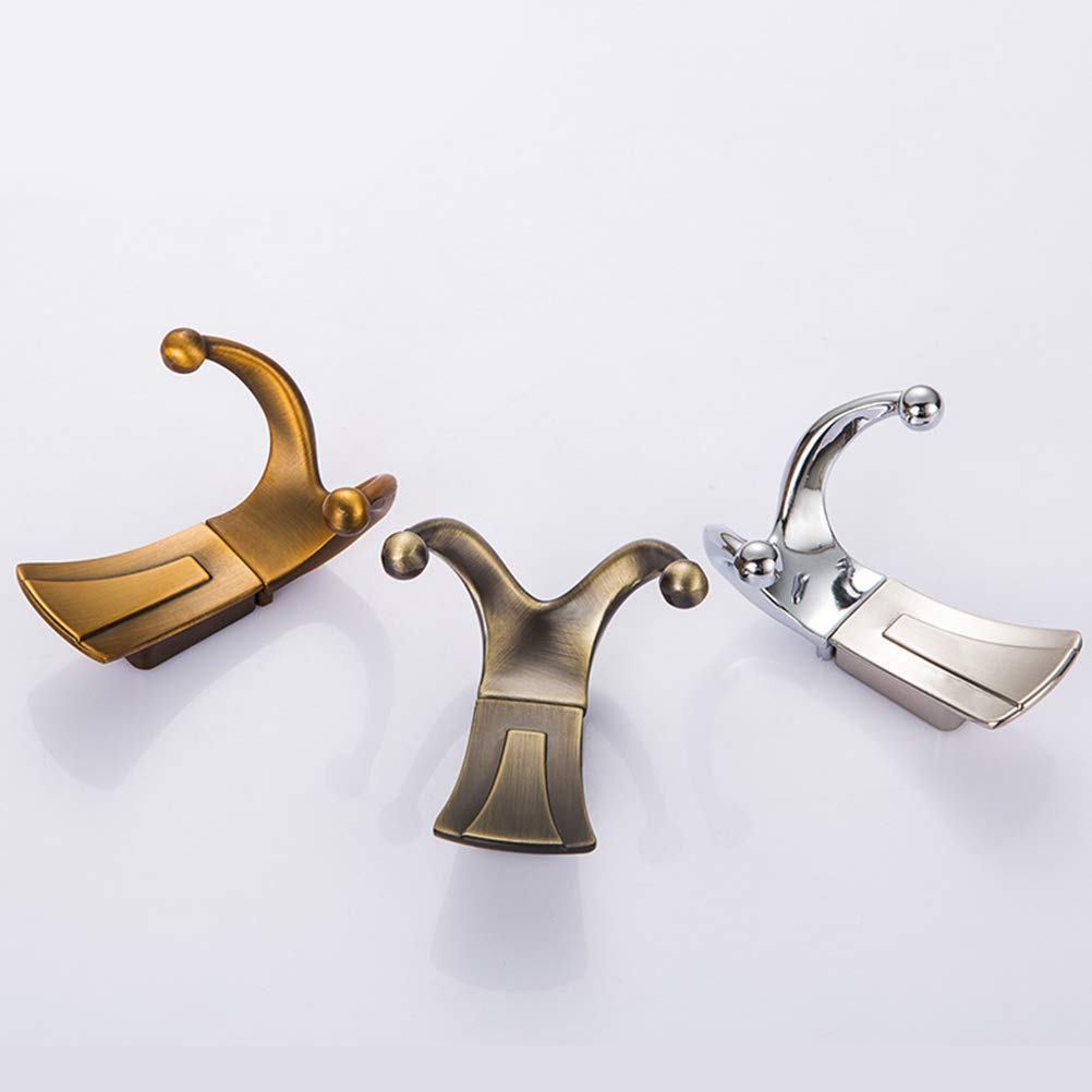 Wall Mounted Clothes Rack & Coat Hooks - Space Saving for Bedroom & Entryway