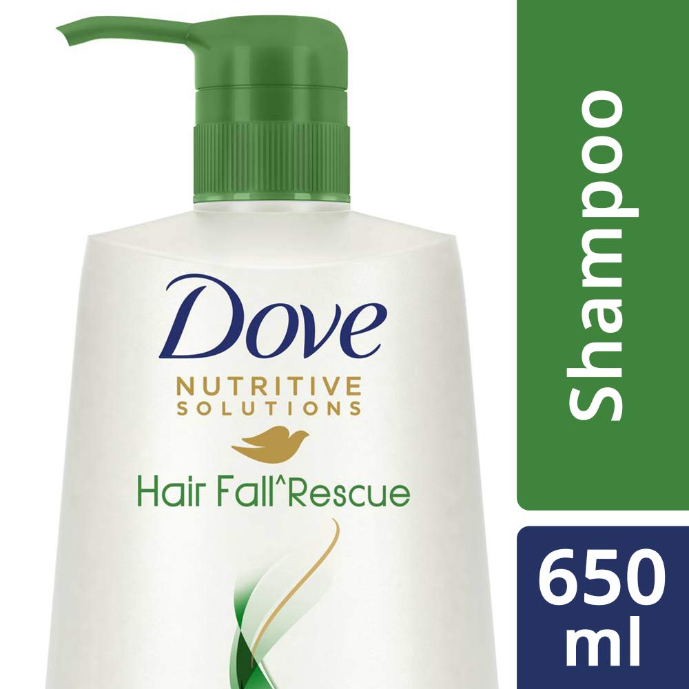Dove Hair Fall Rescue Shampoo 650ml & Intense Repair Shampoo 340ml - Strengthening & Damaged Hair Treatment for Women & Men - Daily Hair Care for Thinning & Breakage Prone Hair