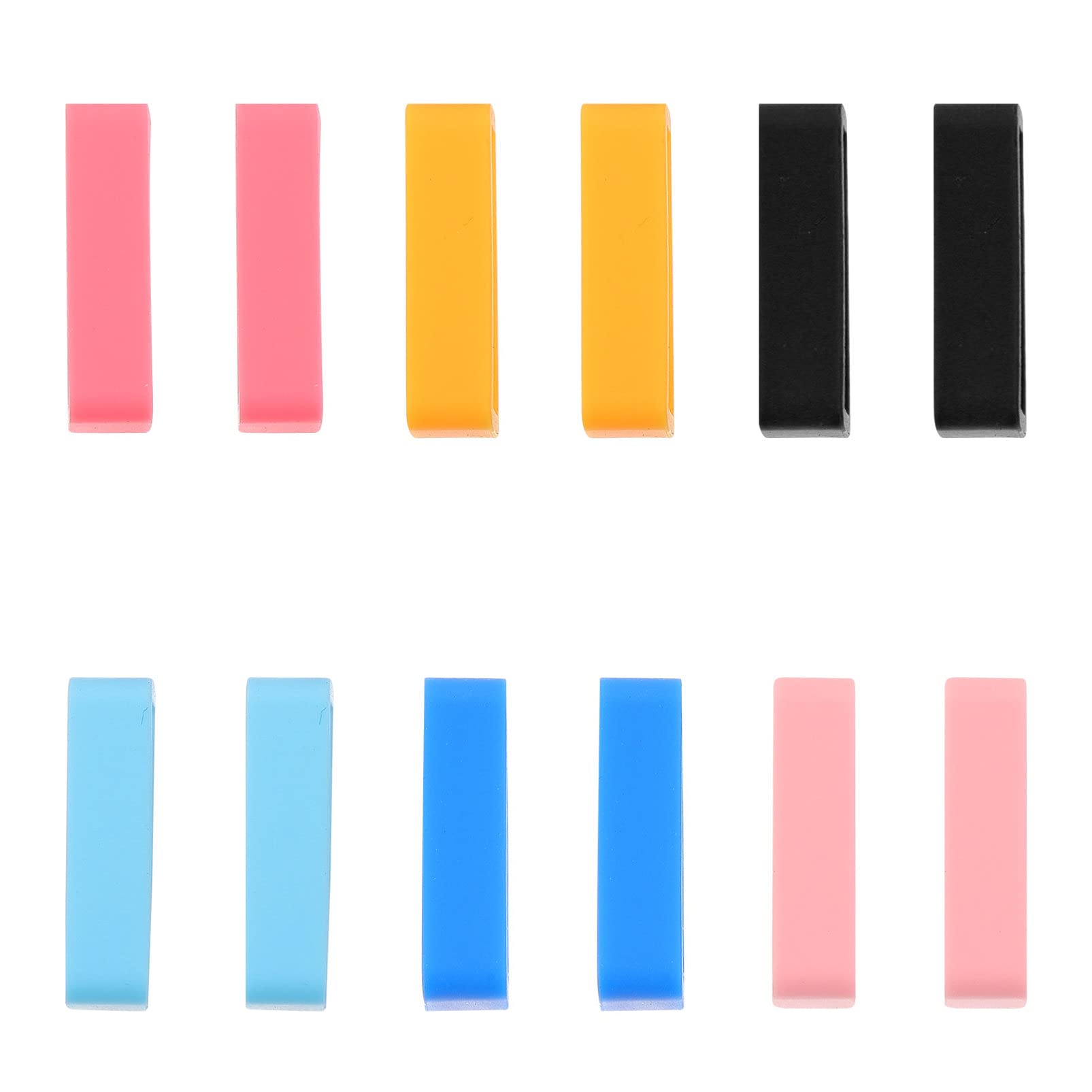 Colorful 20mm Silicone Watch Band Loop - 12PCS Watch Strap Holder Rings for Apple Watch, Garmin, Fitbit | Durable Watch Accessories for Sports, Work & Daily Wear