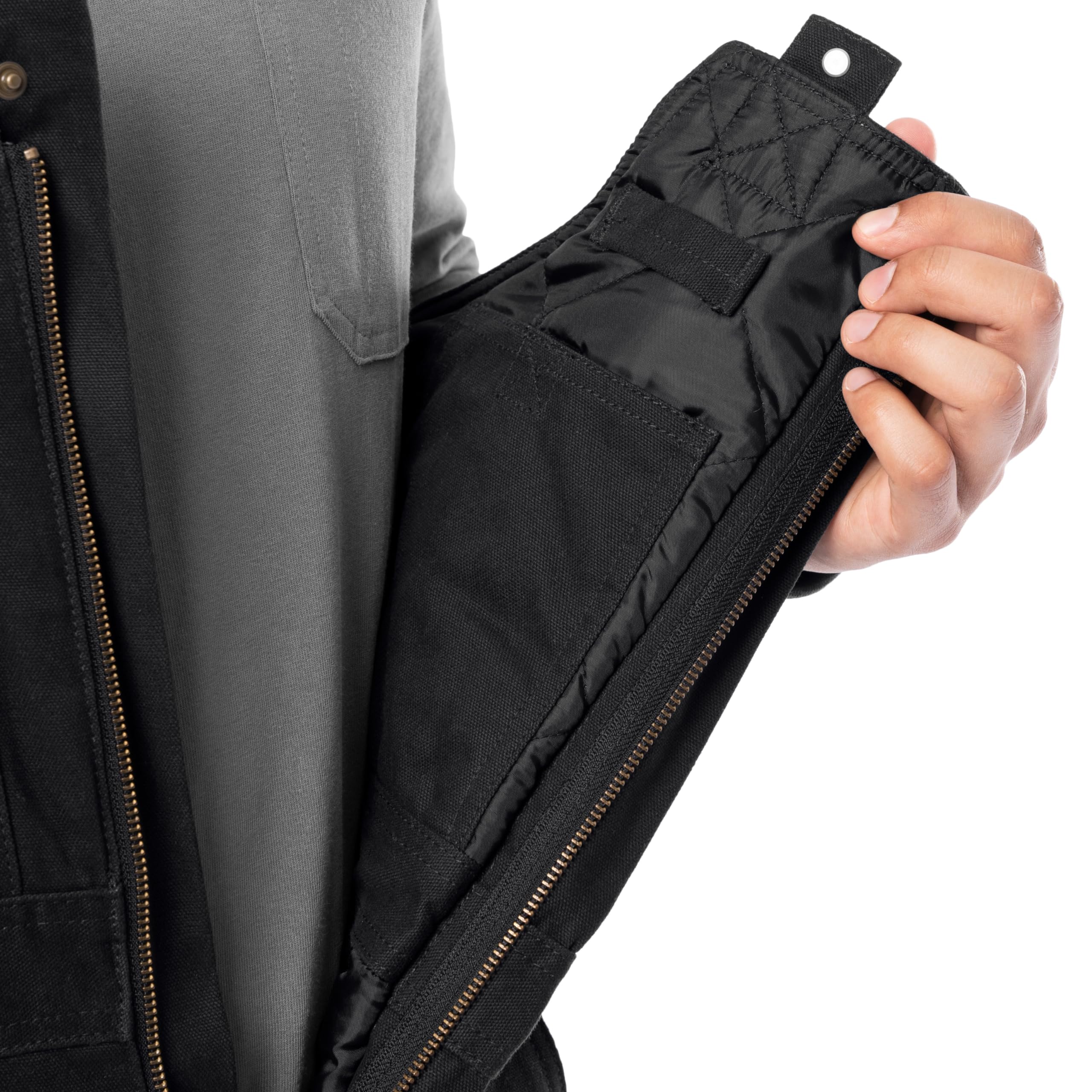 Wrangler Men's Insulated Duck Bib Overalls - Waterproof Workwear for Hunting, Fishing & Outdoor Activities
