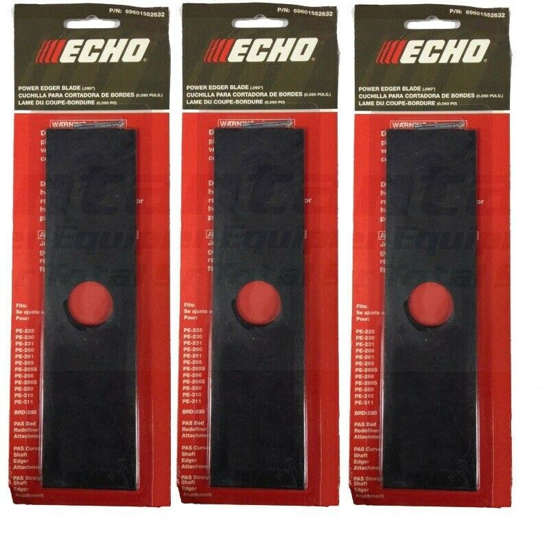 2-Pack Echo Edger Blades .090 Thickness - Compatible with PE200, PE225, PE265 Trimmers - Perfect for Lawn Edging and Landscape Maintenance