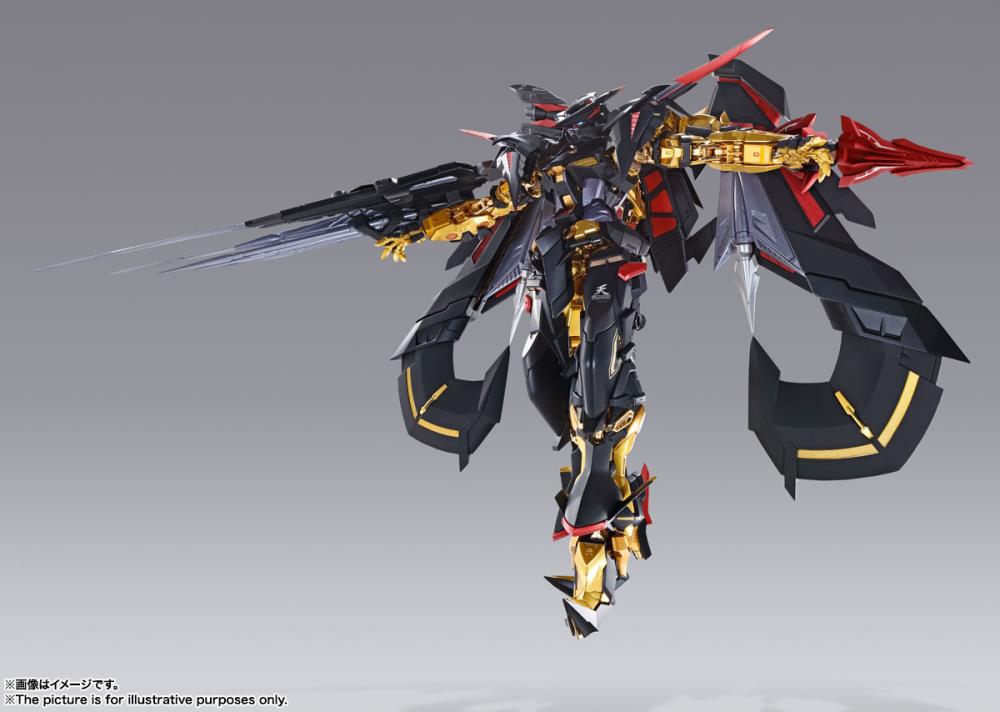 Bandai Metal Build Gundam SEED Astray Gold Frame Amatsu Mina (Princess of the Sky Ver.) 1/100 Scale Action Figure - Premium Collectible Model Kit for Anime Fans & Gundam Collectors | Perfect for Display, Cosplay Props & Gift for Mecha Enthusiasts