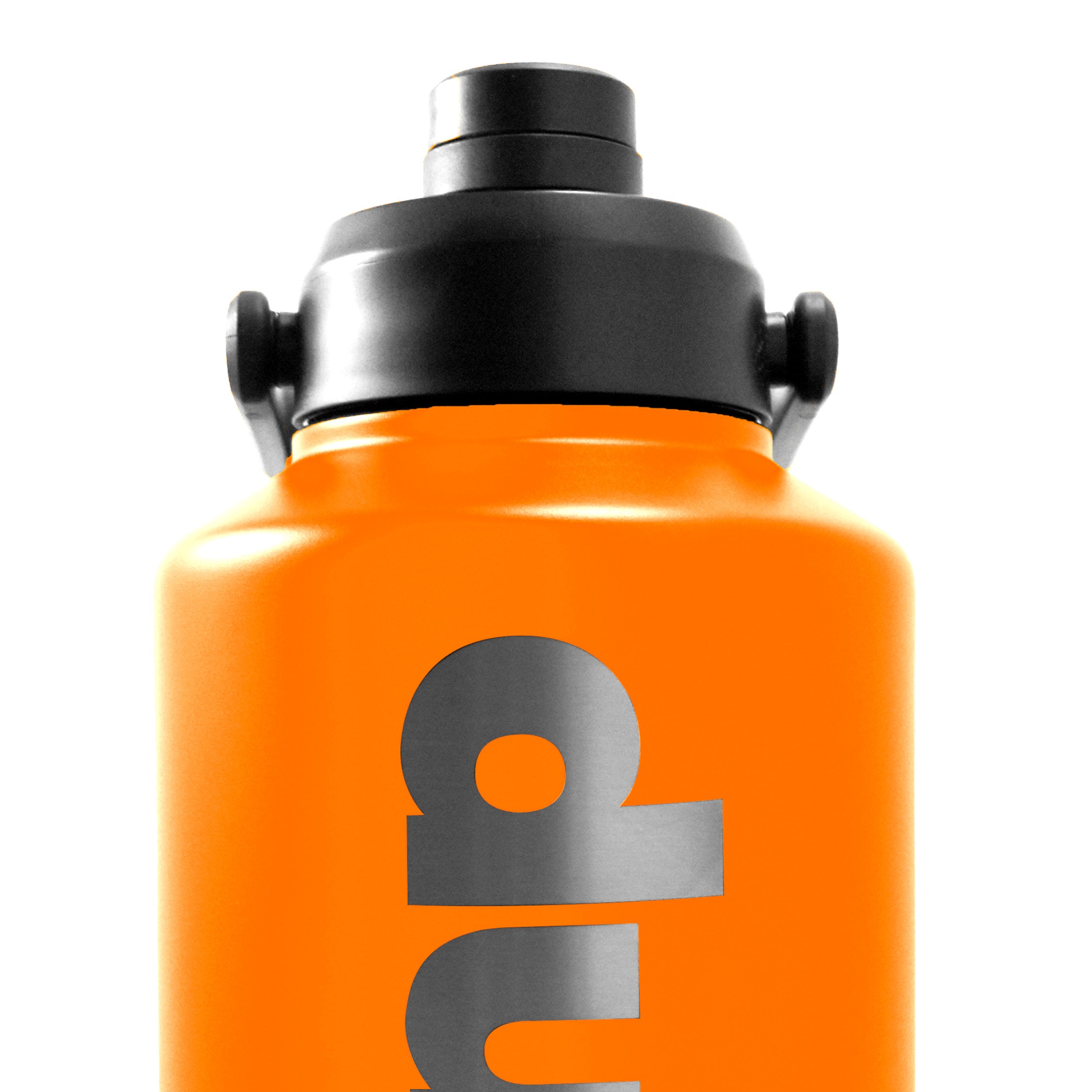4L Durable Water Bottle - Sunnyboy Orange - Large Capacity Hydration for Outdoor, Hiking, Camping & Sports