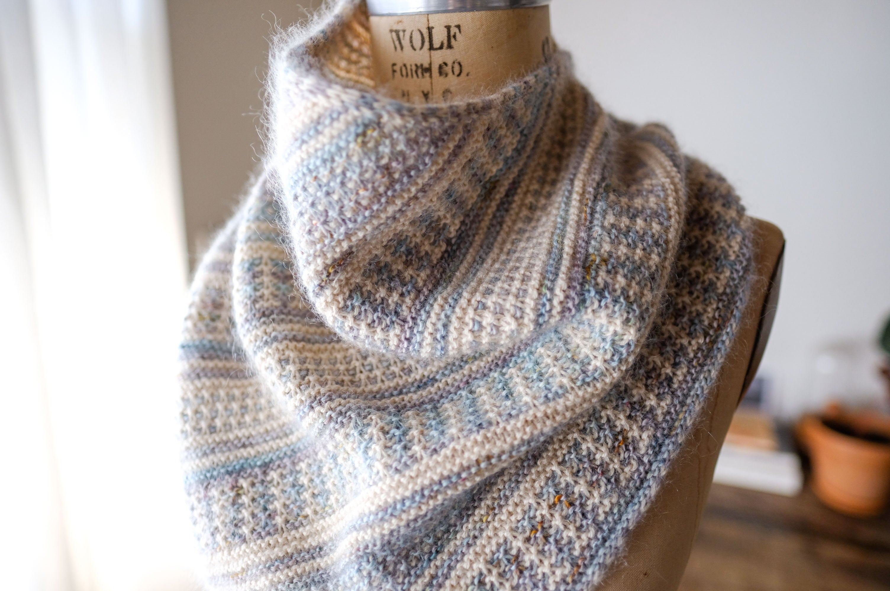 AVFKW x Ksenia Naidyon Filoli Cowl Bundle - Handmade Knitted Scarf & Shawl Set for Women | Winter Fashion Accessories | Perfect for Cold Weather, Outdoor Activities & Holiday Gifts