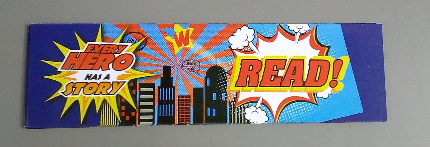 Every Hero Has A Story Bookmark - Inspirational Reading Accessory for Book Lovers & Students - Perfect Gift for Readers, Writers & Teachers
