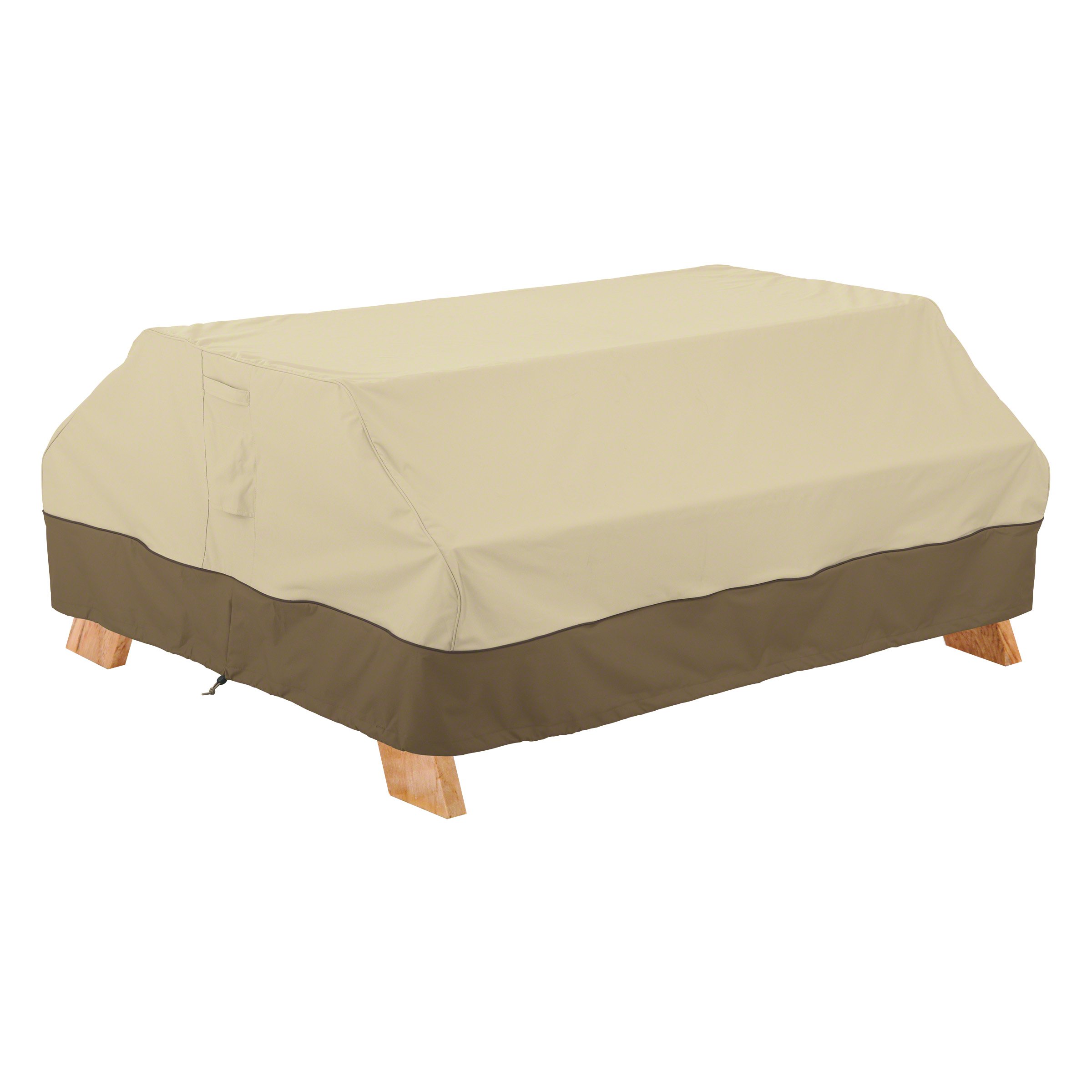 Classic Accessories Veranda Water-Resistant 70 Inch Picnic Table Cover - Outdoor Patio Furniture Protector for Rain, Sun & Snow - Perfect for Backyard, Deck, and Garden Use