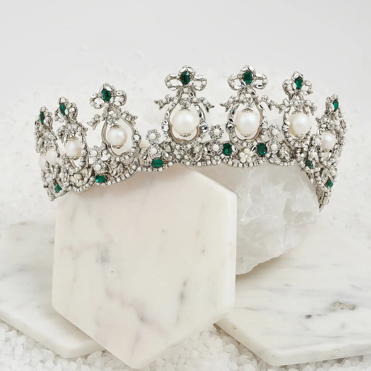 Elizabeth Crown - Elegant Rhinestone Tiara for Women | Perfect for Weddings, Prom, Pageants & Special Occasions