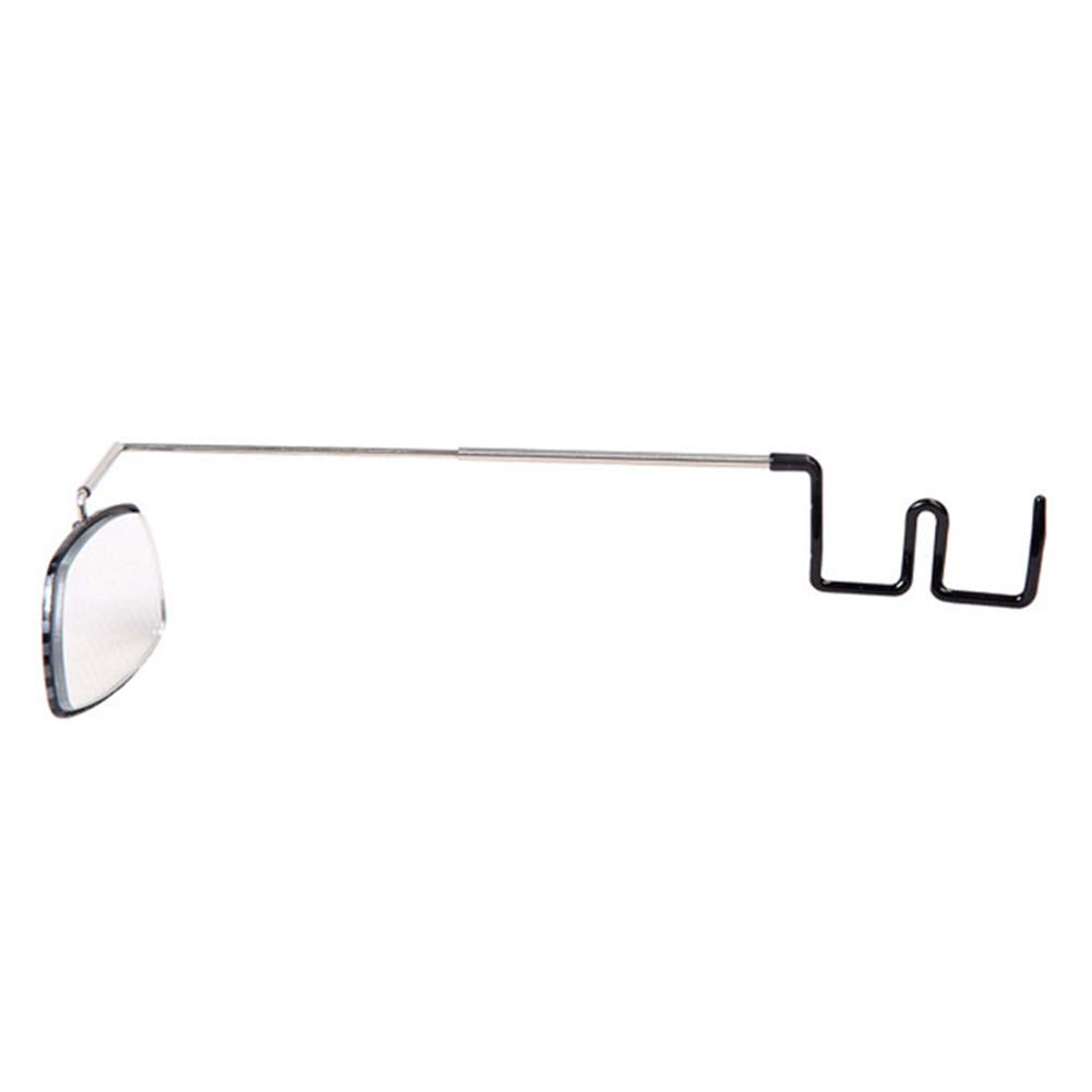 Adjustable Aluminum Alloy Bicycle Eyeglass Mirror - Helmet Mount Rear View Cycling Mirror for Safe Riding | Perfect for Road Bikes, Mountain Biking & Commuting
