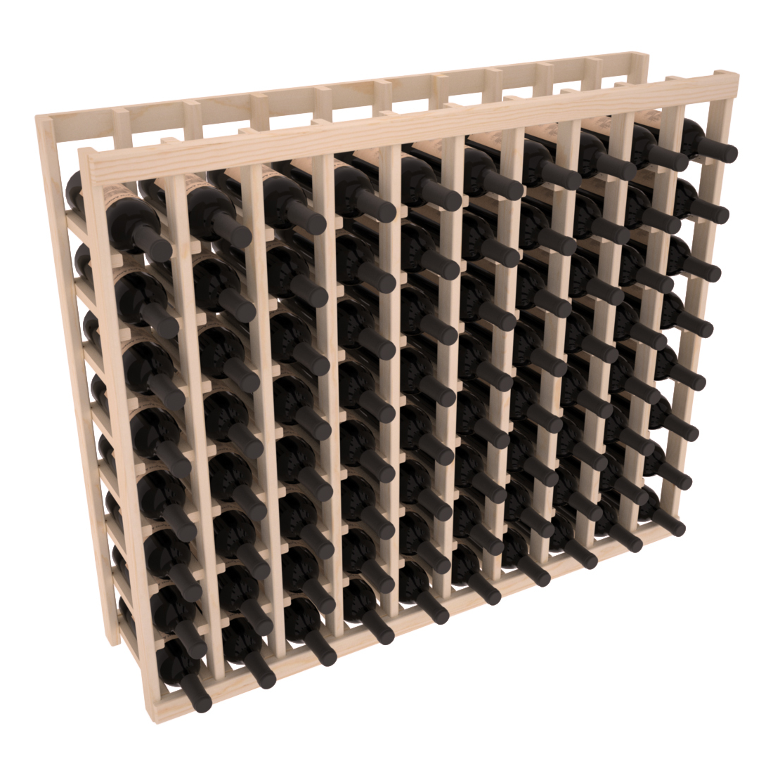 InstaCellar 10-Column Wine Tasting Table - Premium Stainless Steel Wine Flight Board for Wine Enthusiasts & Sommeliers - Perfect for Wine Tastings, Parties & Vineyard Events