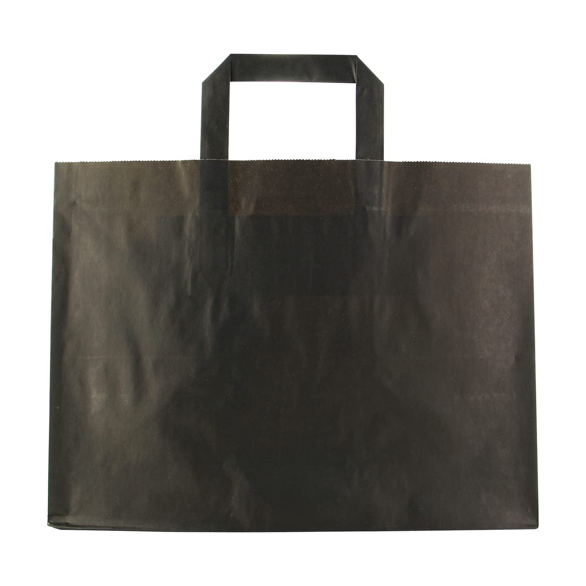 PacknWood 210CABTRN Extra Large Black Gift Bags - 12.6x8.66x9.45 Inches - Heavy Duty Craft Bags for Graduation, Birthday, Wedding & Party Favors - Bulk Pack of 250