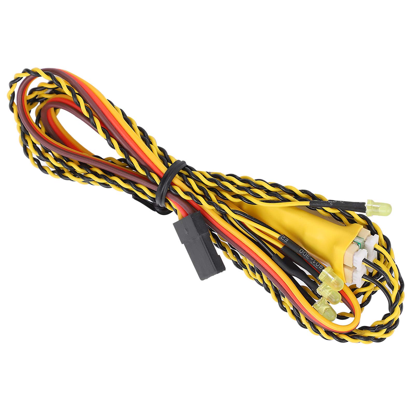 Universal RC Car Turn Signal Lights Kit - LED Linkage Light Set for RC Crawler & Drift Cars - Compatible with Radiolink, Flysky, Futaba - Perfect for Night Racing & Off-Road Adventures