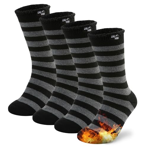 Black & Gray Striped, 2 Pairs