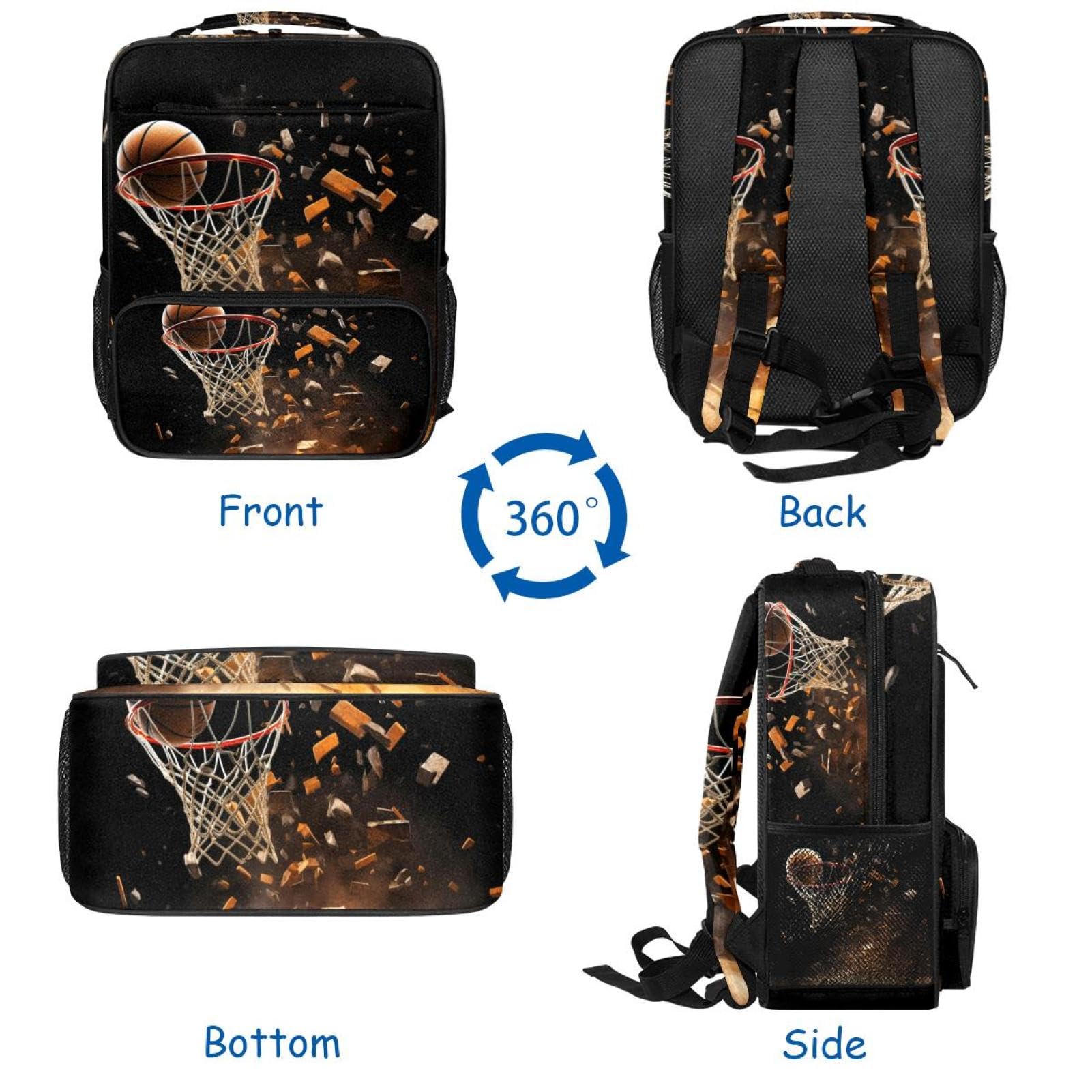 Lightweight Travel Backpack for Women & Men - Durable Sports Backpack for Basketball, Gym & Outdoor Activities - Perfect for Hiking, School & Daily Commute
